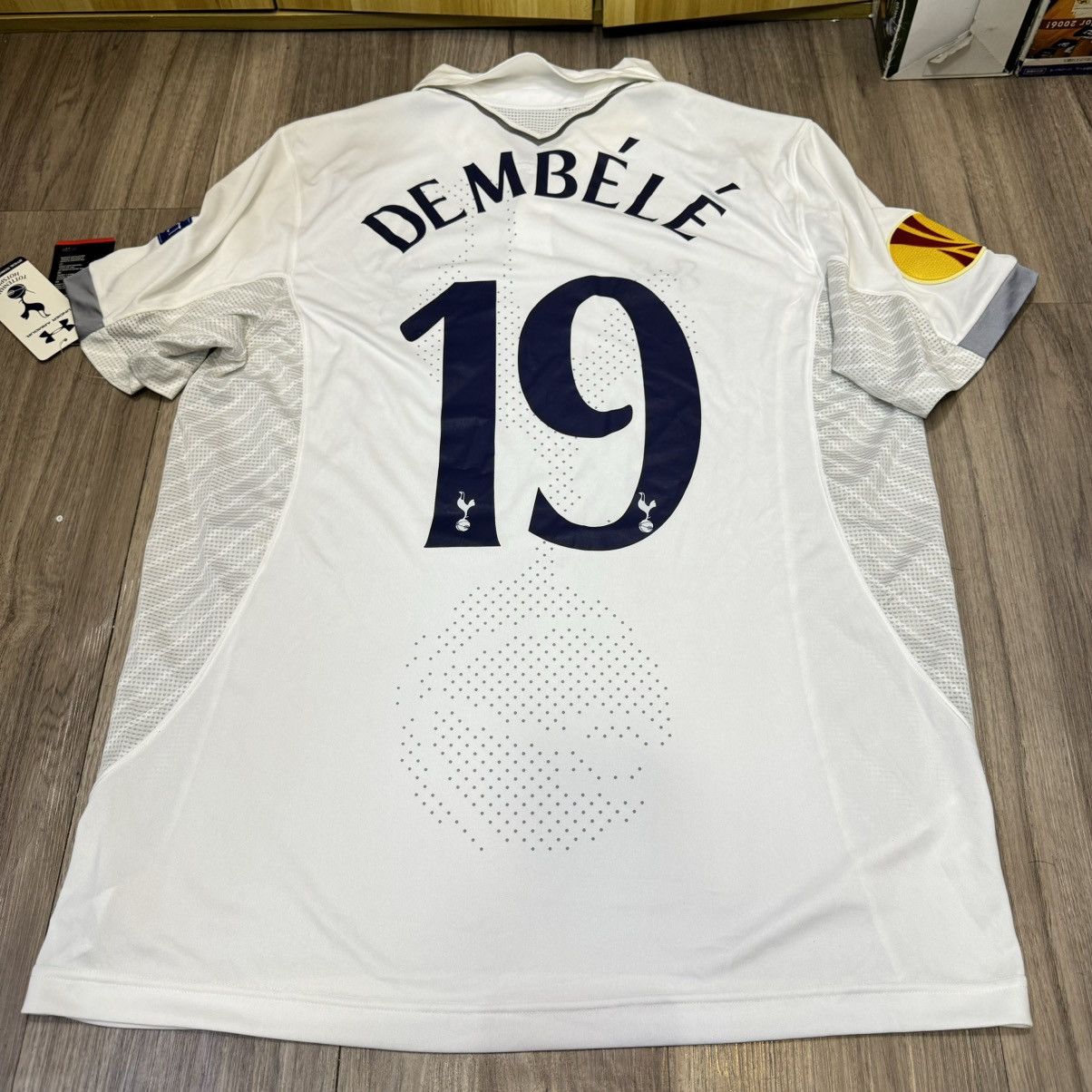 Under Armour Tottenham Hotspur 12/13 europa home shirt #19 Dembele (bnwt) Size US XL / EU 56 / 4 - 2 Thumbnail