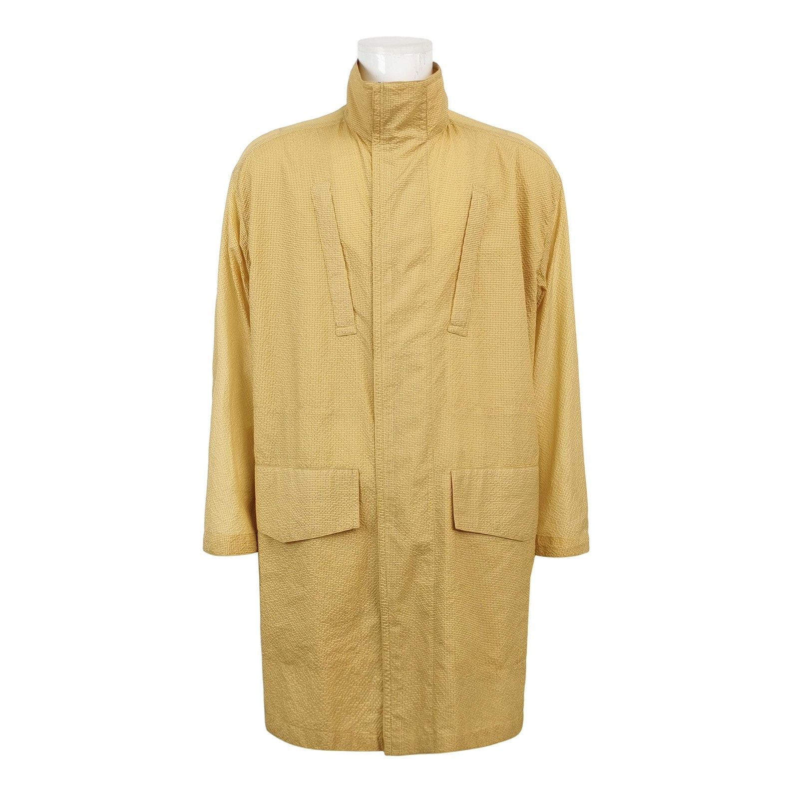 Hermes Hermes Yellow Technical Overcoat 48 Size US M / EU 48-50 / 2 - 1 Thumbnail