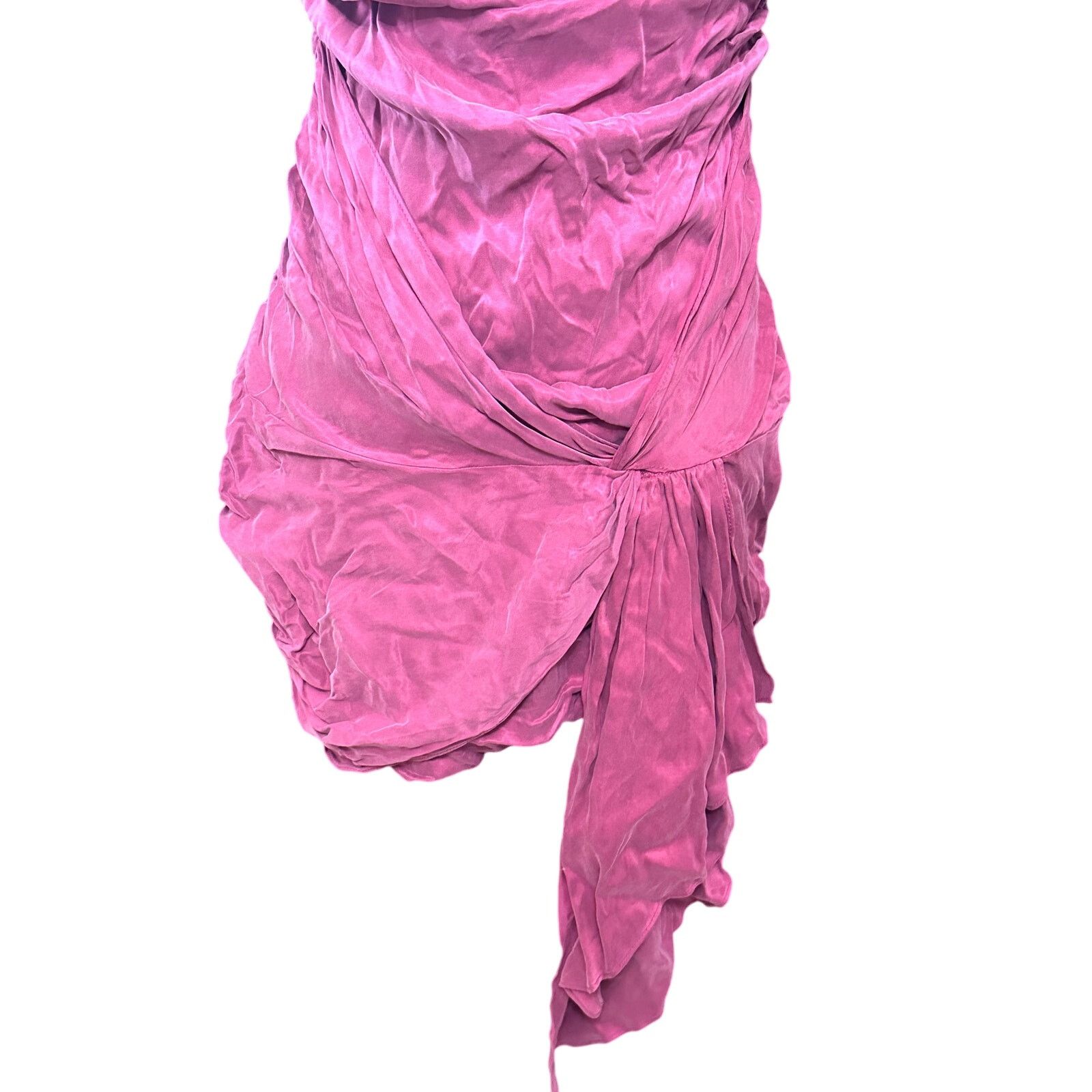 For Love & Lemons For Love & Lemons Allie Mini Dress Ruched Purple/Pink M NWT Size M / US 6-8 / IT 42-44 - 4 Thumbnail