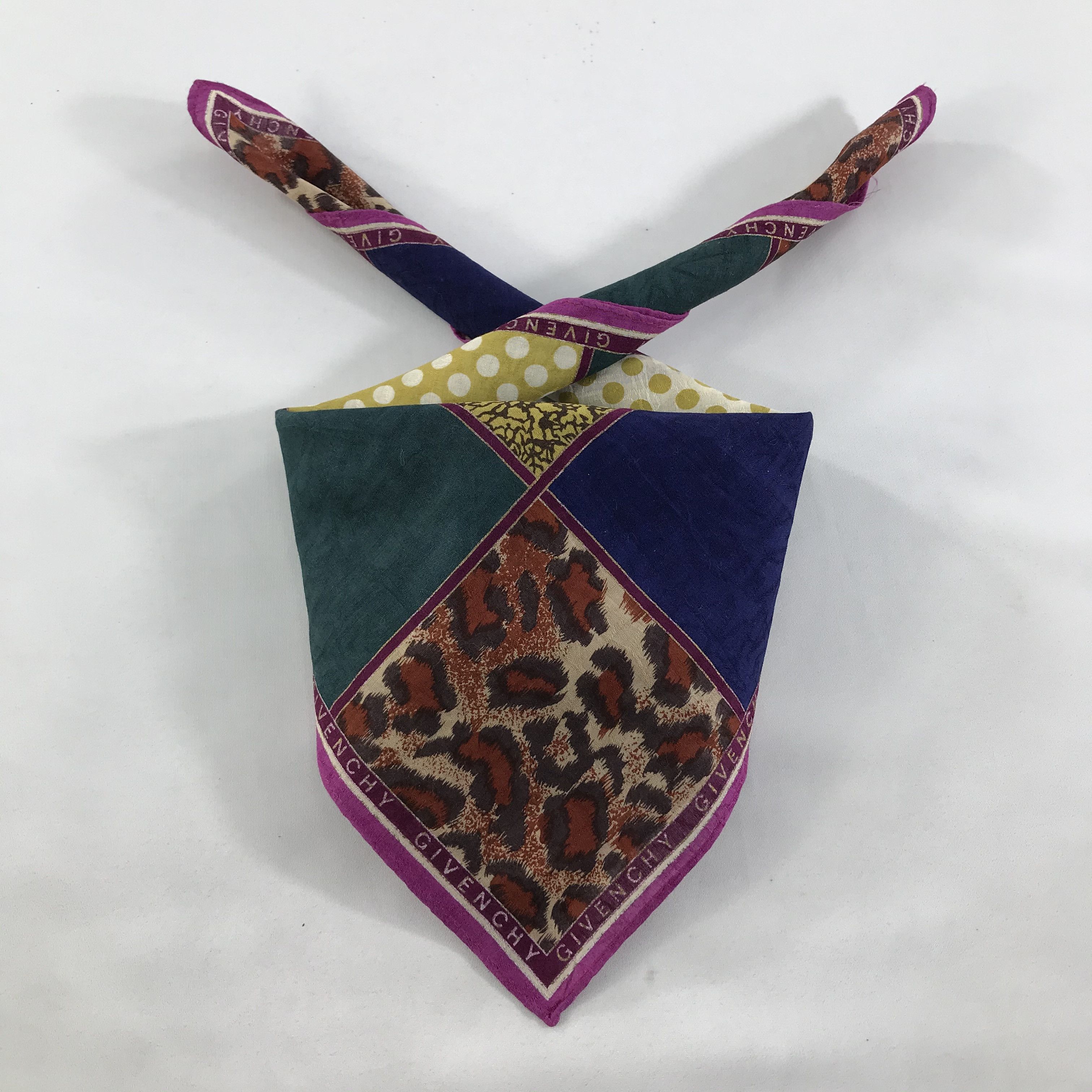 Vintage Vintage Givenchy Bandana / Handkerchief / Neckerchief -S1442 Size ONE SIZE - 3 Thumbnail