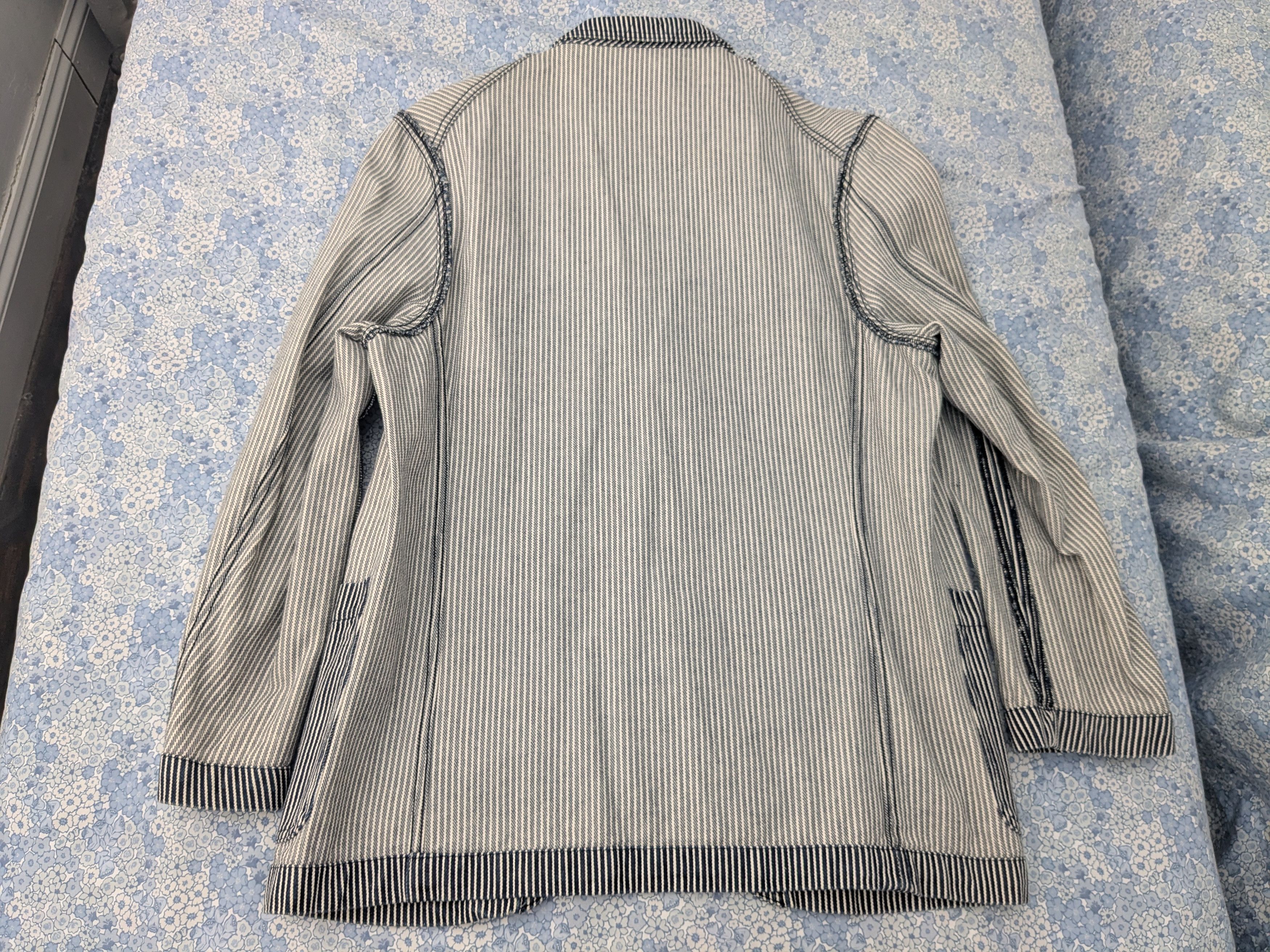 Comme des Garcons *RARE* 2001 Comme Des Garcons Homme Plus Stripe Jacket Size US M / EU 48-50 / 2 - 2 Thumbnail