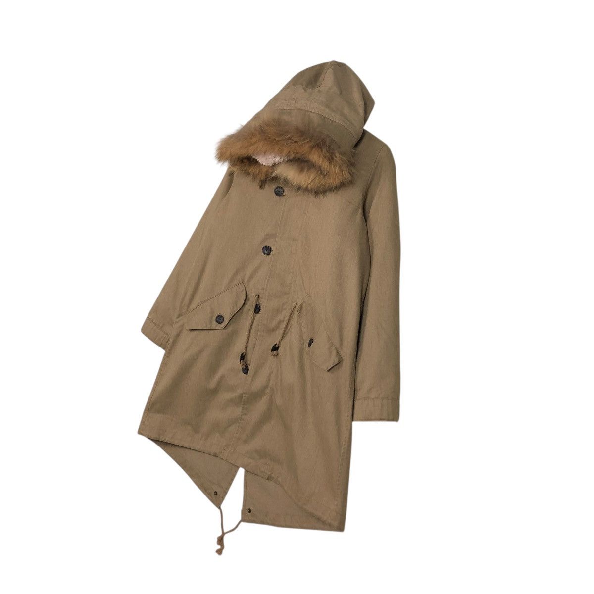 Japanese Brand 🔥VINTAGE PARKA JACKET MINK FUR HOODIE IKKA ISSEY MIYAKE Size US M / EU 48-50 / 2 - 4 Thumbnail