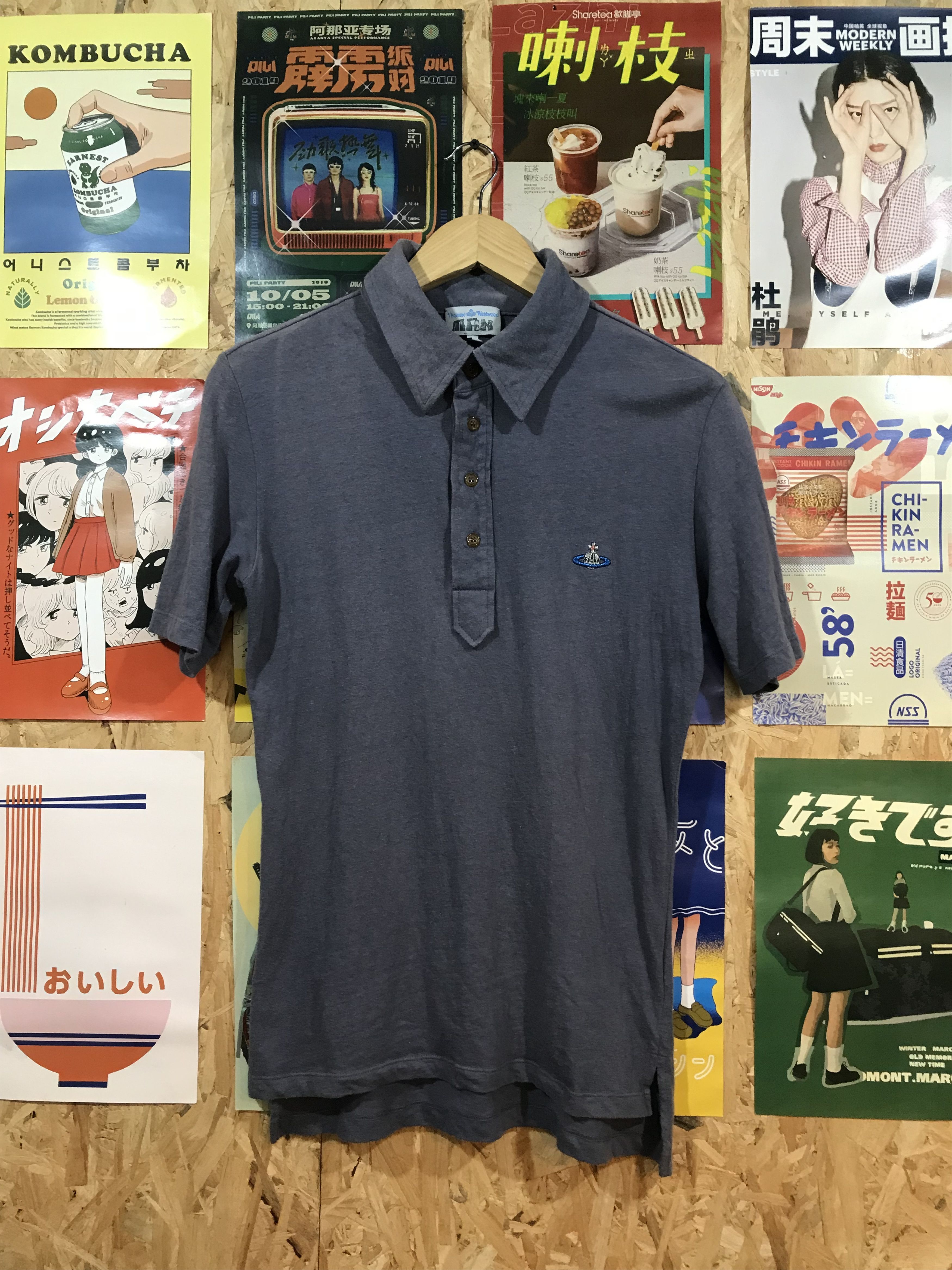 Japanese Brand × Vivienne Westwood Vivienne Westwood Sunfaded Polos Size S / US 4 / IT 40 - 2 Thumbnail