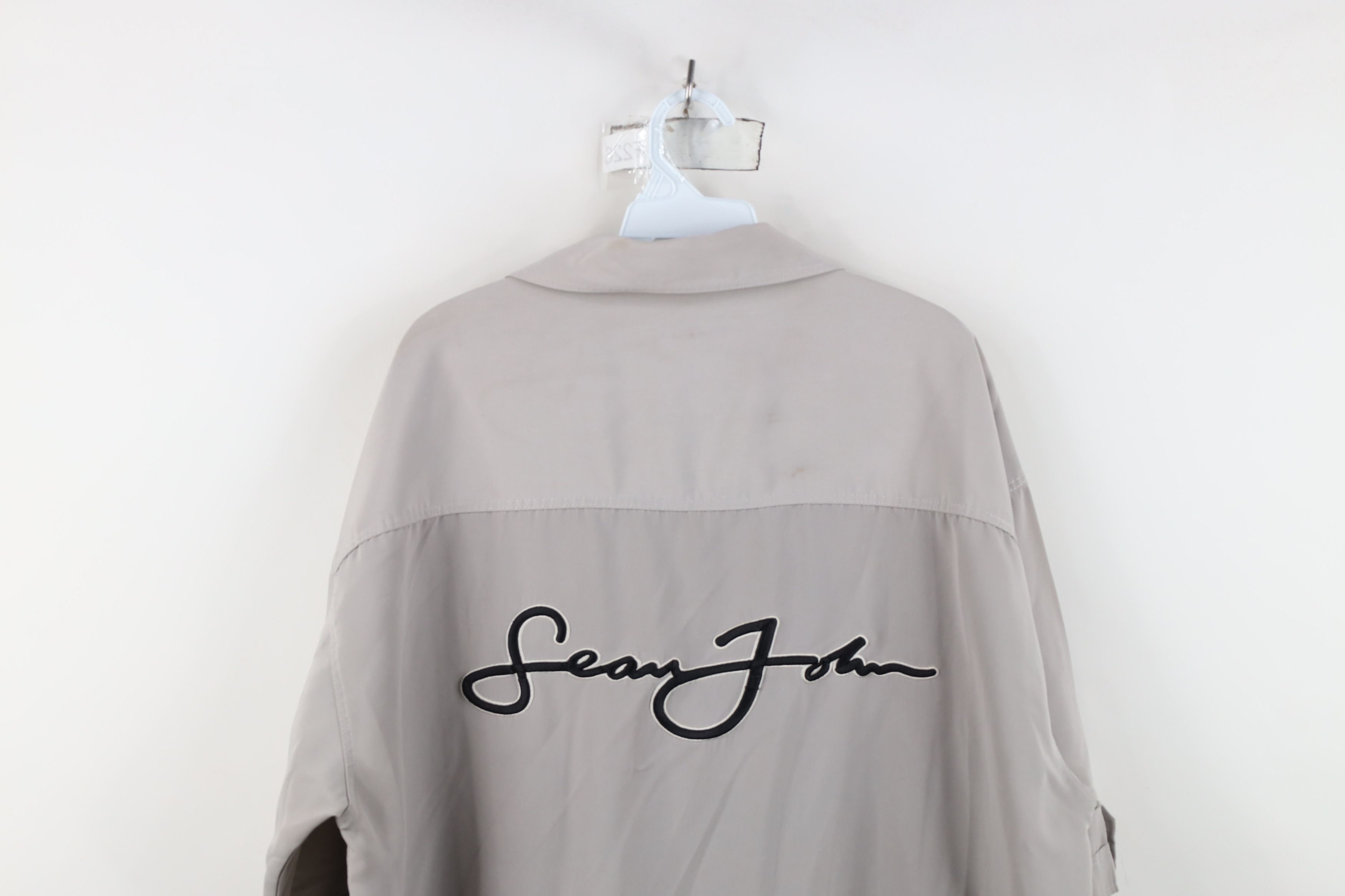 Sean John Vintage 90s Y2K Sean John Baggy Short Sleeve Button Shirt Size US XL / EU 56 / 4 - 14 Thumbnail