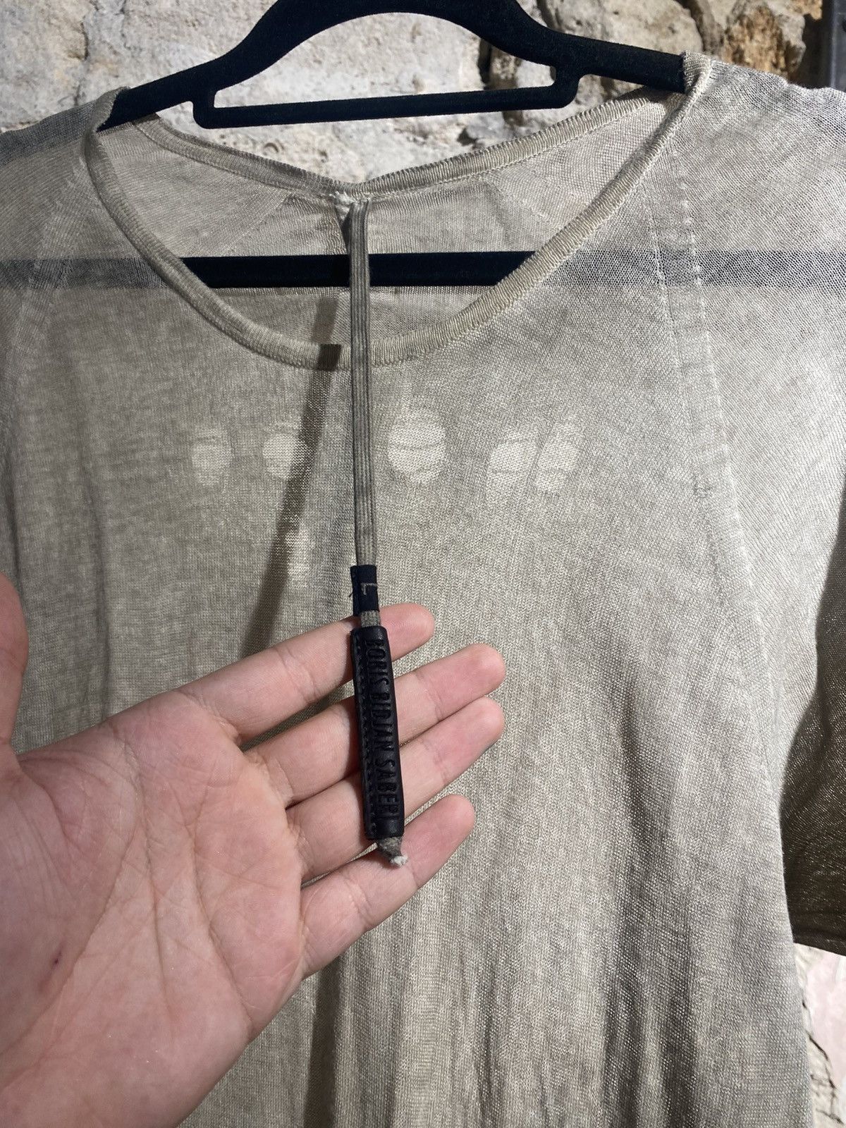 Boris Bidjan Saberi Boris Bidjan Saberi Knitwear Distressed T-shirt Size: L Size US L / EU 52-54 / 3 - 10 Thumbnail