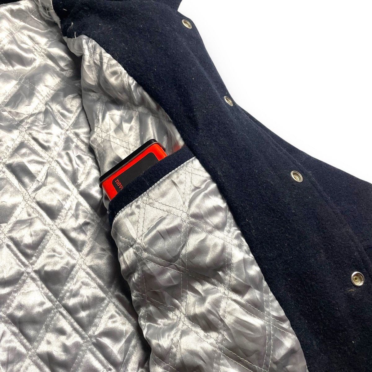 Japanese Brand VINTAGE EASTBOY EMBROIDERED SPELL OUT WOOL VARSITY JACKET Size US XL / EU 56 / 4 - 14 Thumbnail