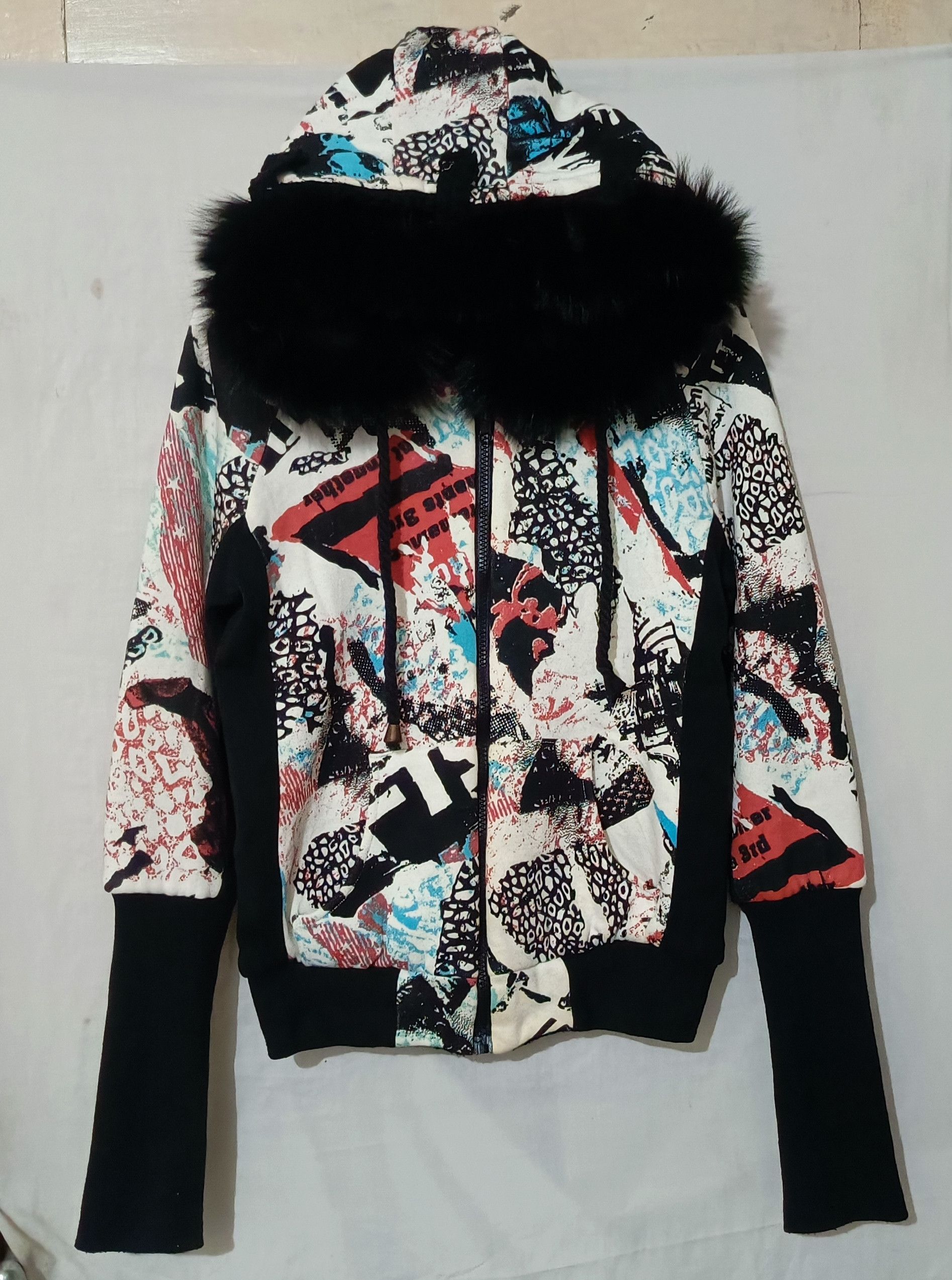 Gild Inc - Fur Parka Hoodie full image poem
