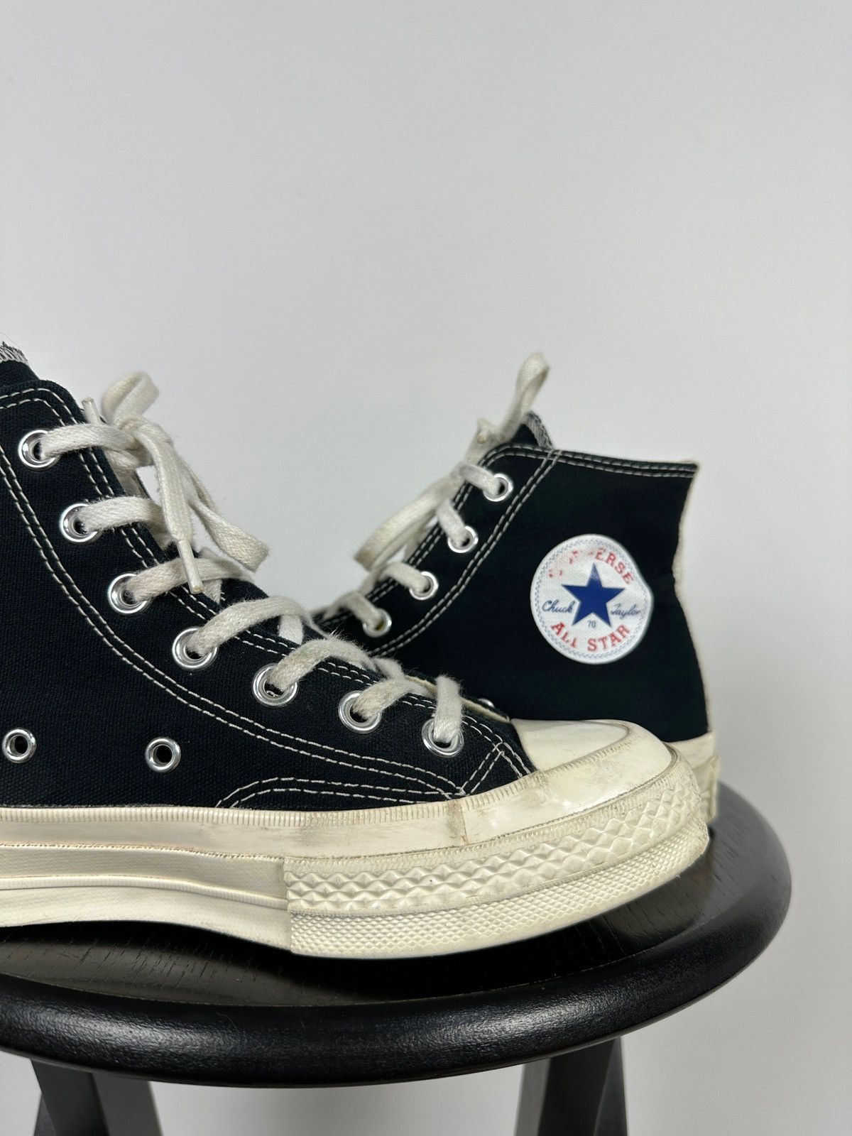 Comme des Garcons Comme Des Garçons x Chuck Taylor Converse All Star Hi Top Size US 7.5 / IT 37.5 - 18 Thumbnail