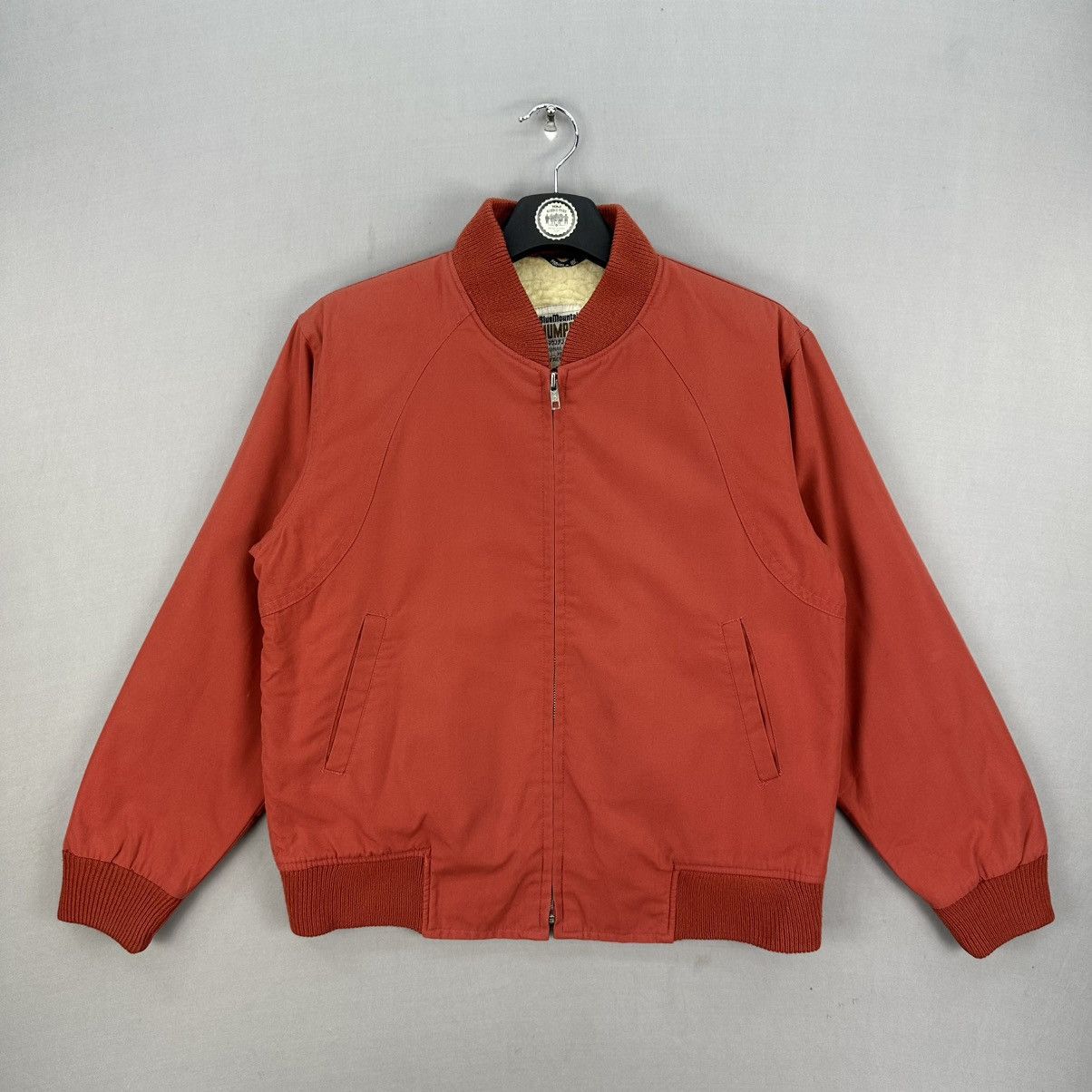 Vintage 80's Bomber Jacket Sherpa Lining by Blue Mountain
