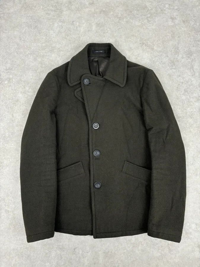 Emporio Armani AW2009 Emporio Armani Khaki Wool Blazer Coat Size US M / EU 48-50 / 2 - 8 Thumbnail