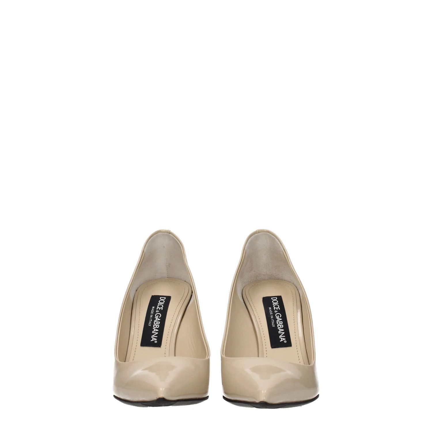 Dolce & Gabbana ob1o1e1124 Leather Pumps in Beige Size US 10 / IT 40 - 3 Thumbnail