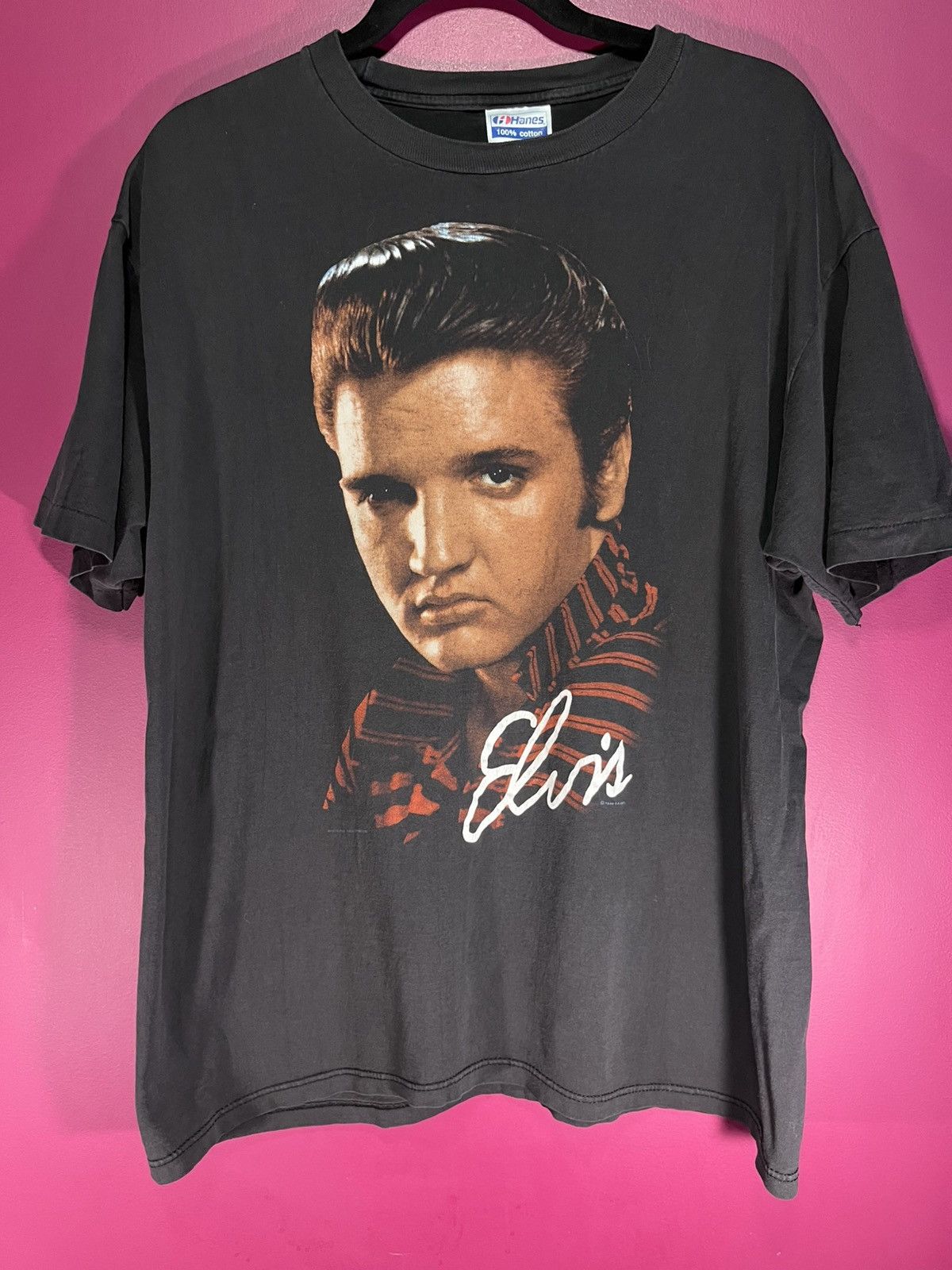 Band Tees × Vintage Vintage Elvis tee Size US XL / EU 56 / 4 - 1 Thumbnail