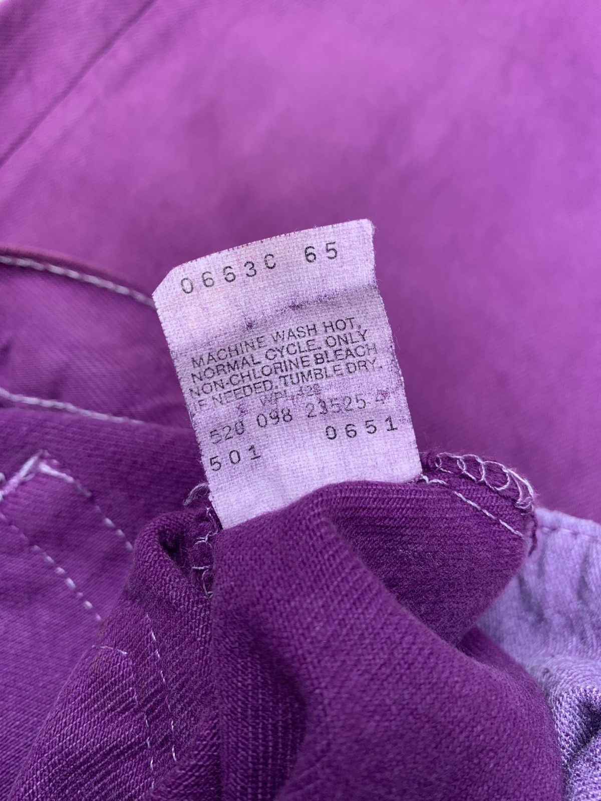 Levi's Vintage Clothing Vintage Levi's 501 purple jeans Size US 30 / EU 46 - 6 Thumbnail