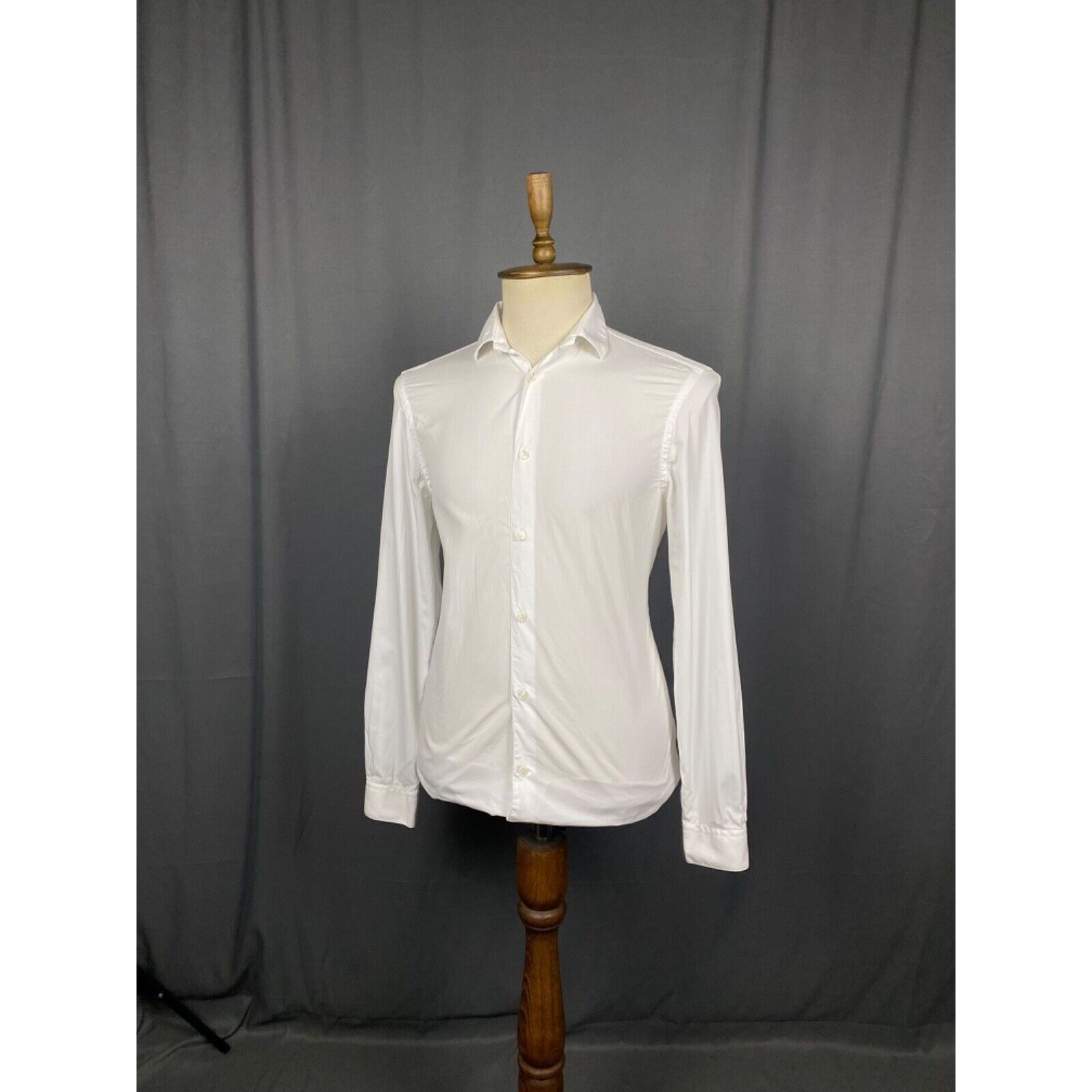Burberry Burberry Men's White Longsleeve Shirt Size 15 - 38 Size US M / EU 48-50 / 2 - 2 Thumbnail