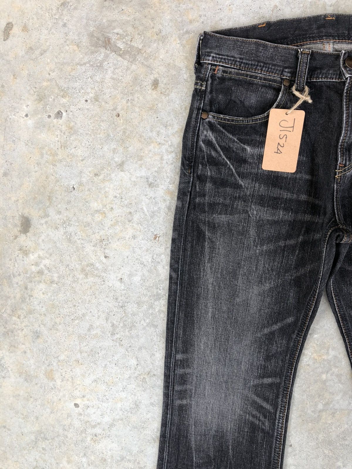 If Six Was Nine Wrangler Flared Jeans Bootcut Distressed Jeans Size US 30 / EU 46 - 4 Thumbnail