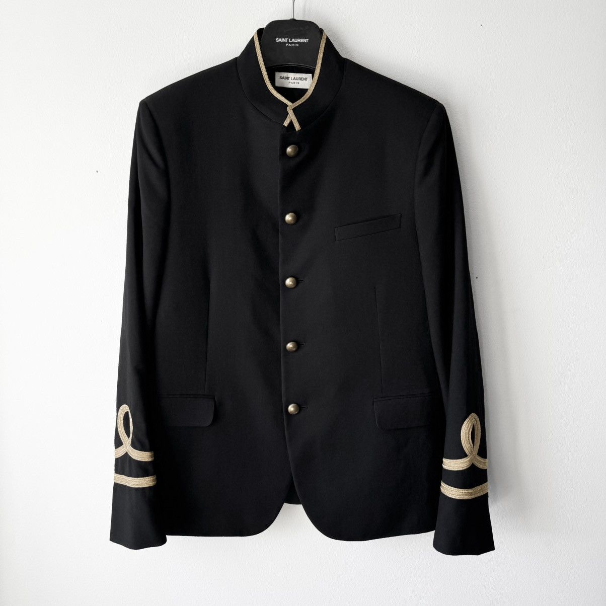 Saint Laurent Paris Saint Laurent Napoleonic Officer Embroidered