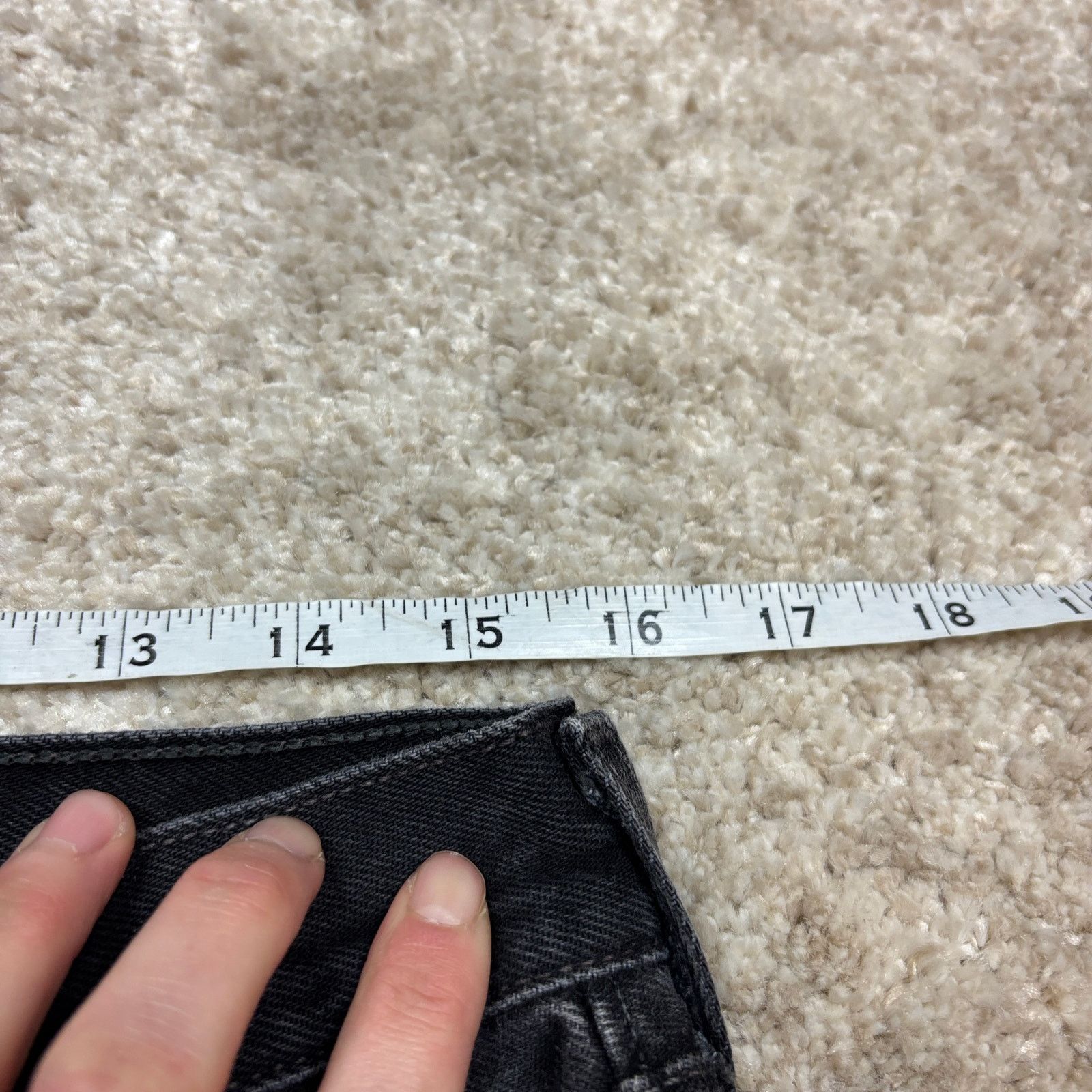 Levi's × Vintage Vintage 90s Levi's 501 Straight Leg Black Denim Jeans 33x36 Size US 33 - 6 Thumbnail