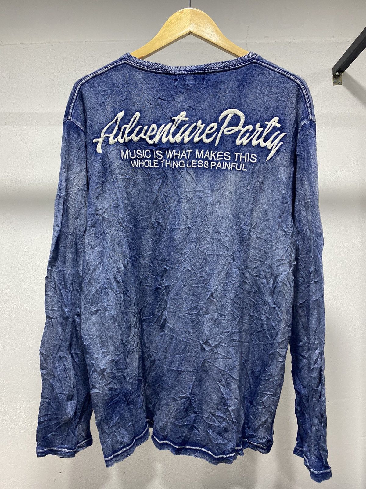 In The Attic Sick☠️ In The Attic Washed Blue Denim Indigo Punk Lgb Grunge Size US L / EU 52-54 / 3 - 11 Thumbnail