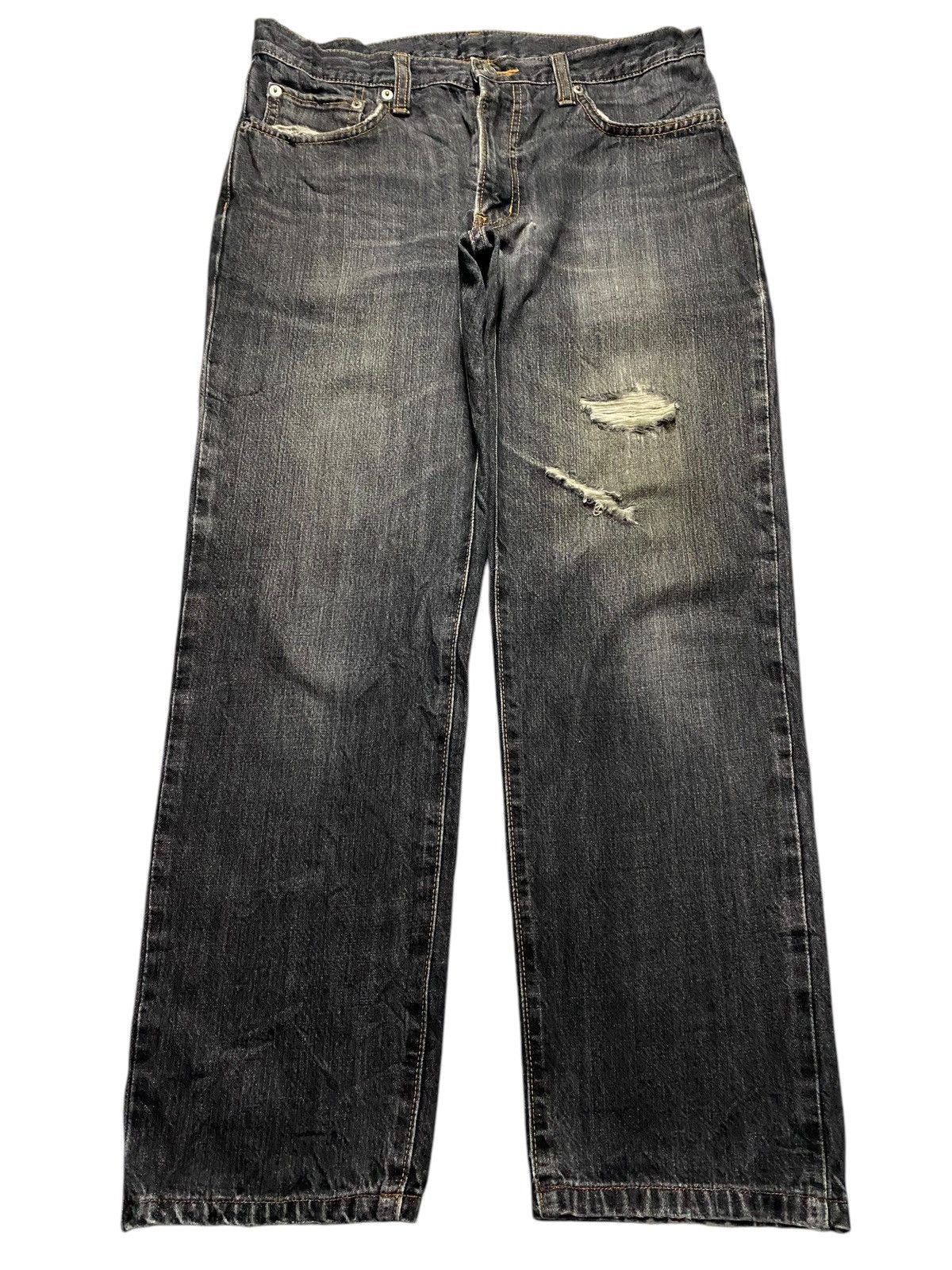 Edwin Vintage Edwin Japan Denim Tears Distressed Loose Slim Jeans Size US 32 / EU 48 - 1 Thumbnail