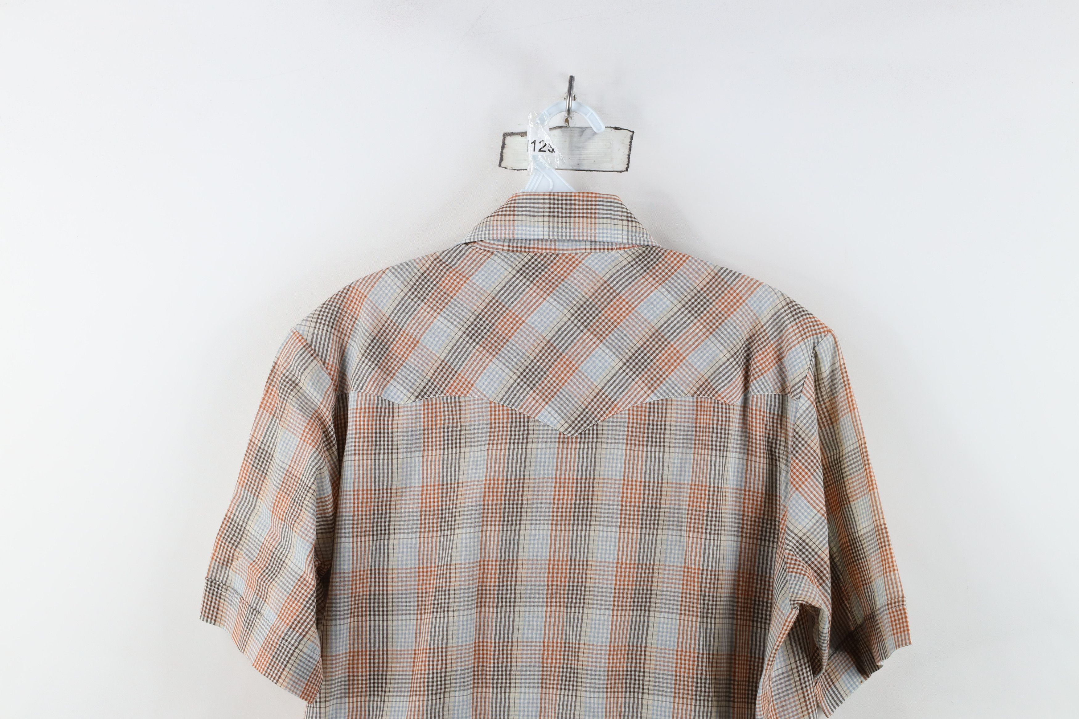 Vintage Vintage 70s Streetwear Short Sleeve Snap Button Shirt Plaid Size US M / EU 48-50 / 2 - 10 Thumbnail