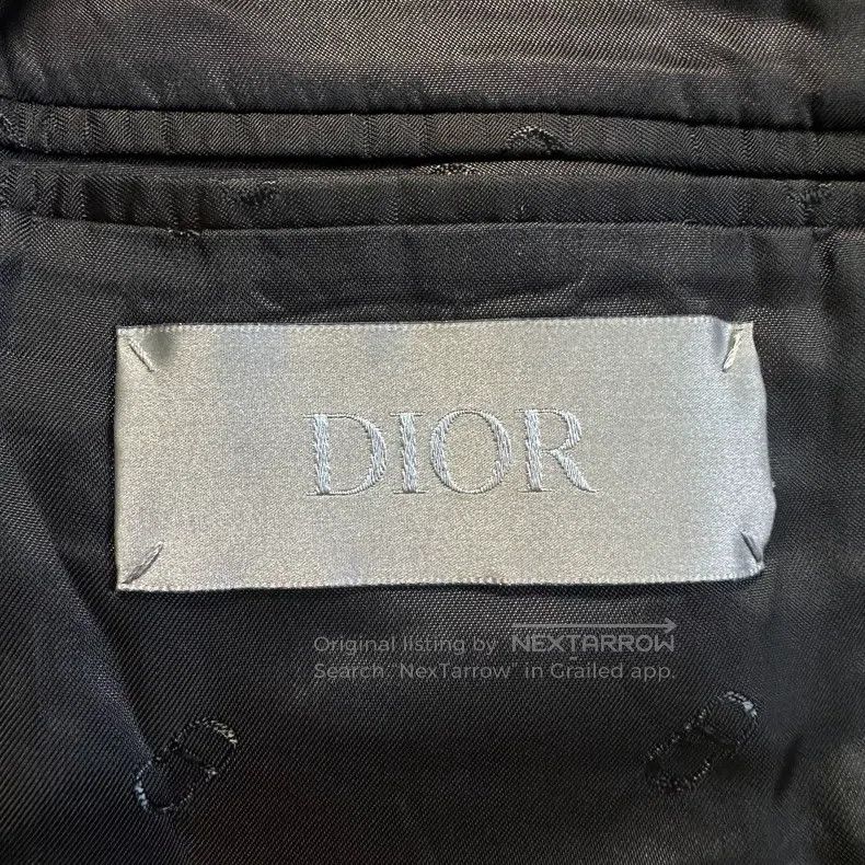 Dior Dior Haze blue, satin, show style, suit Size 44R - 5 Thumbnail