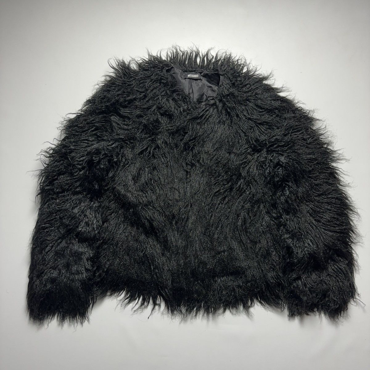 Vintage Faux fur mohair opium style jacket coat Size M / US 6-8 / IT 42-44 - 2 Thumbnail