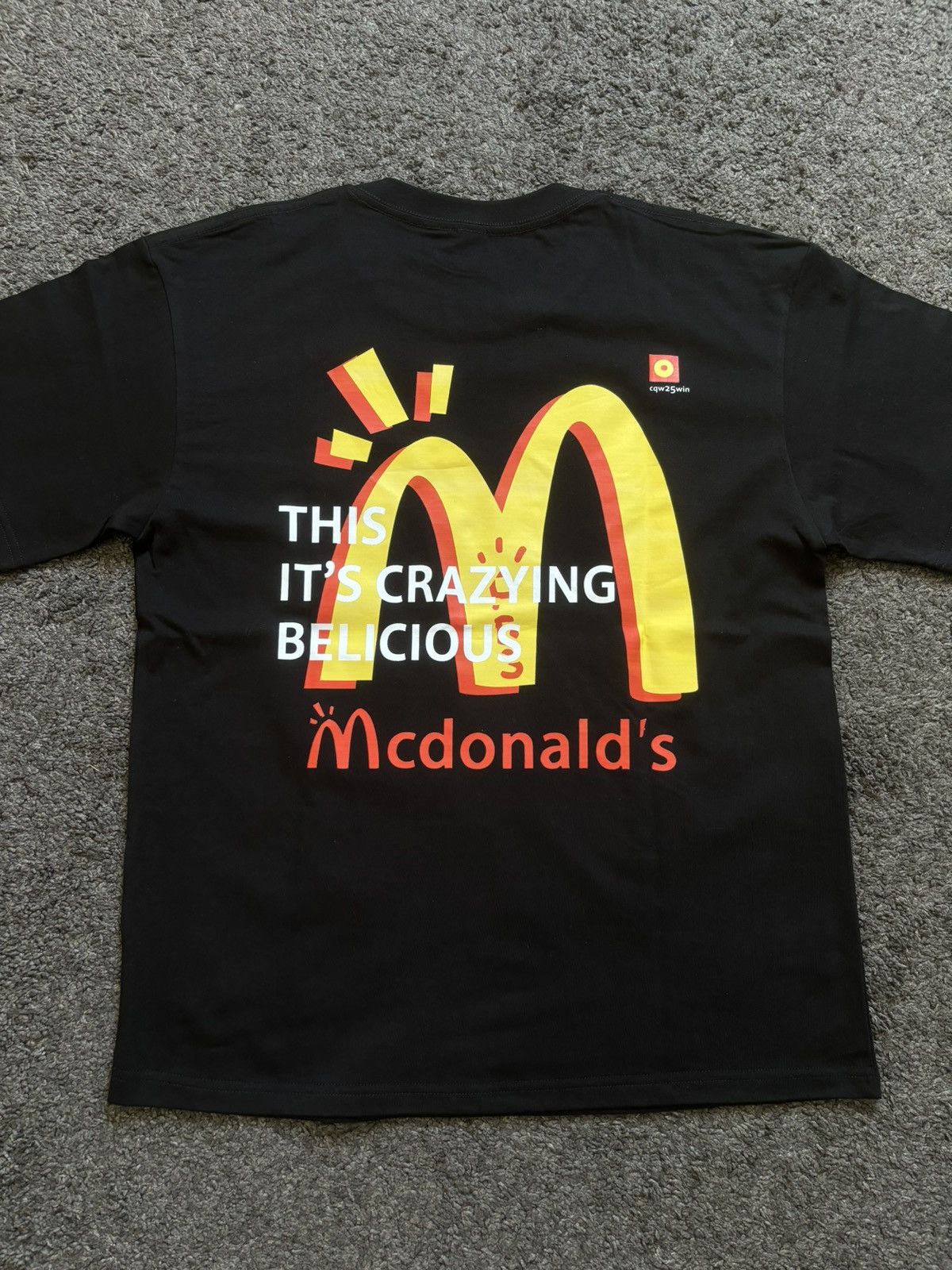 CNCPTS × Vintage Vintage McDonald’s delicious food heavyweight black tee Size US M / EU 48-50 / 2 - 10 Thumbnail