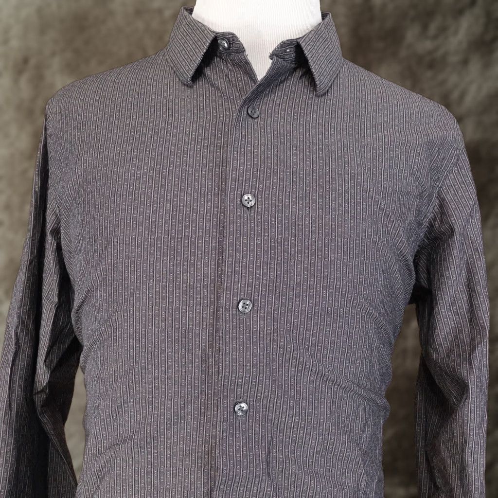 Apt. 9 APT 9 Slim Fit Geometric Striped Long Sleeve Button Down Shirt Mens XL Multicolor Pattern Geometric 90s Event Casual Business Formal Workwear Mens XL Size US XL / EU 56 / 4 - 1 Thumbnail