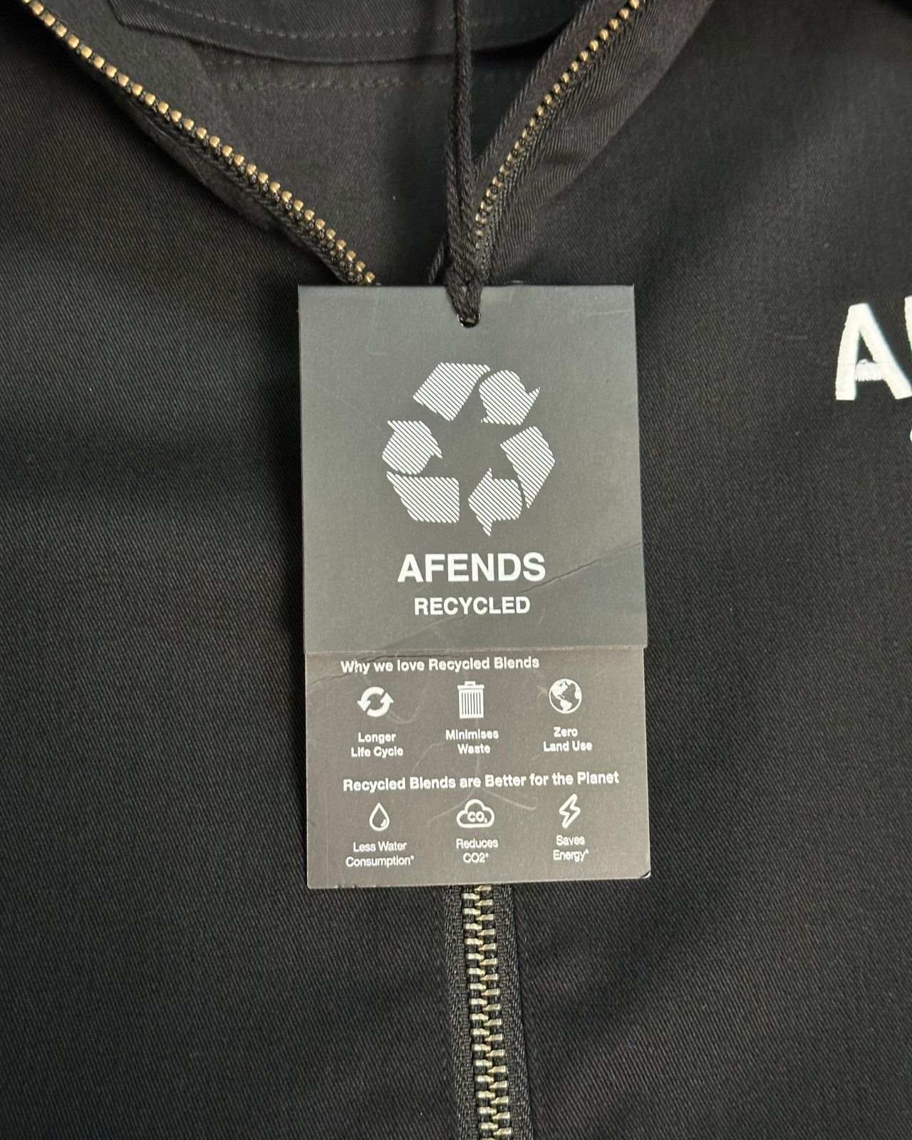 Afends NWT Afends - Spaced - Recycled Black Coach Jacket - Medium Size US M / EU 48-50 / 2 - 7 Thumbnail