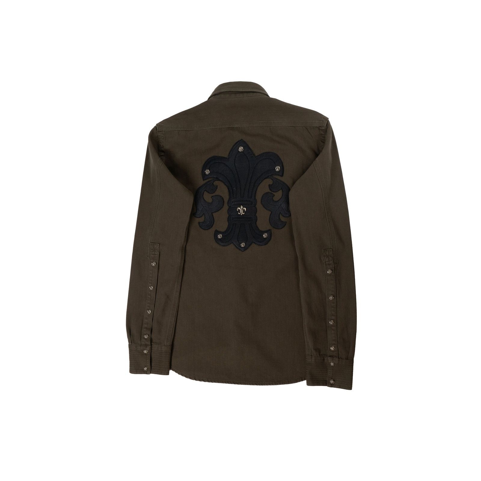 Chrome Hearts Work Dog With Leather Fleur Patch Jacket Size US M / EU 48-50 / 2 - 2 Thumbnail