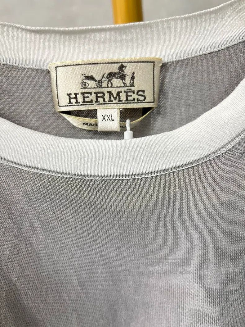 Hermes Hermes Knitted H short-sleeved T-shirt Size US XXL / EU 58 / 5 - 3 Thumbnail