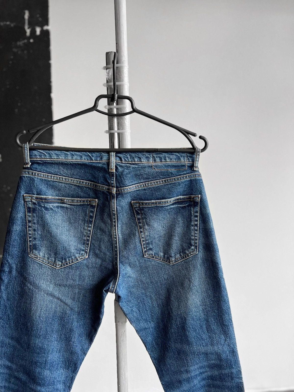 Designer × Zara Zara Man The 90s Blue Skinny Fit Denim Jeans Button Size US 30 / EU 46 - 7 Thumbnail