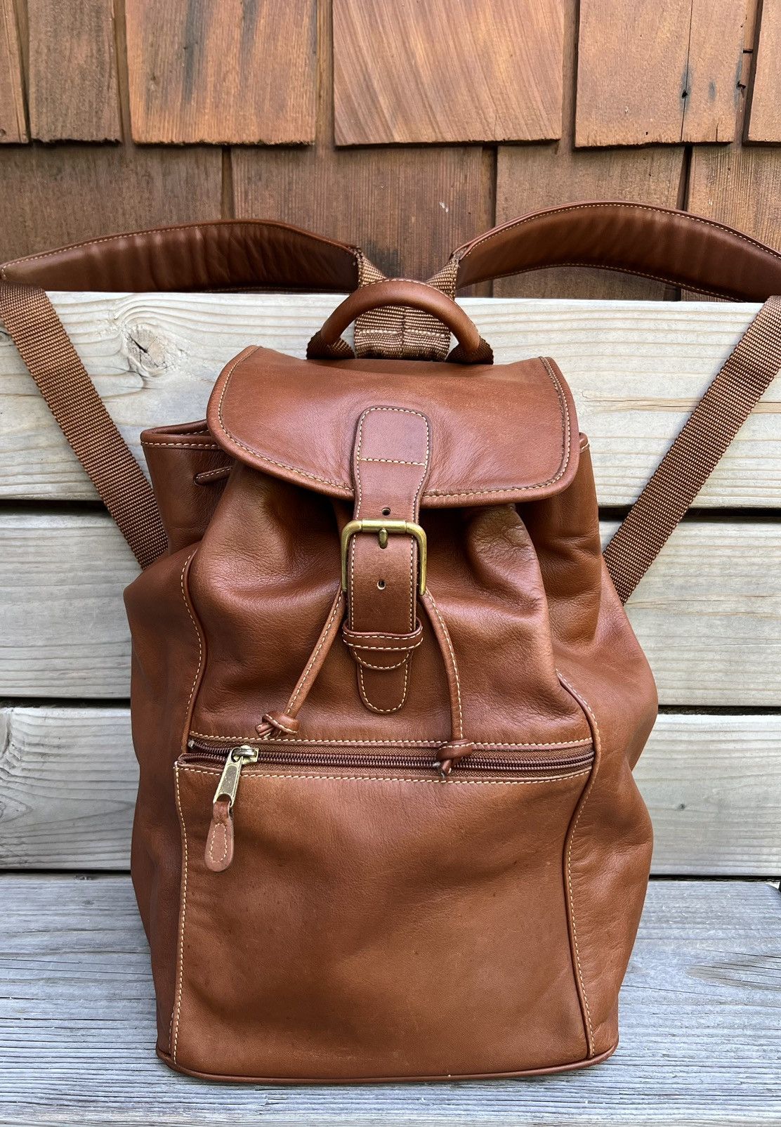 Vintage Coach Top Handle online Backpack British Tan