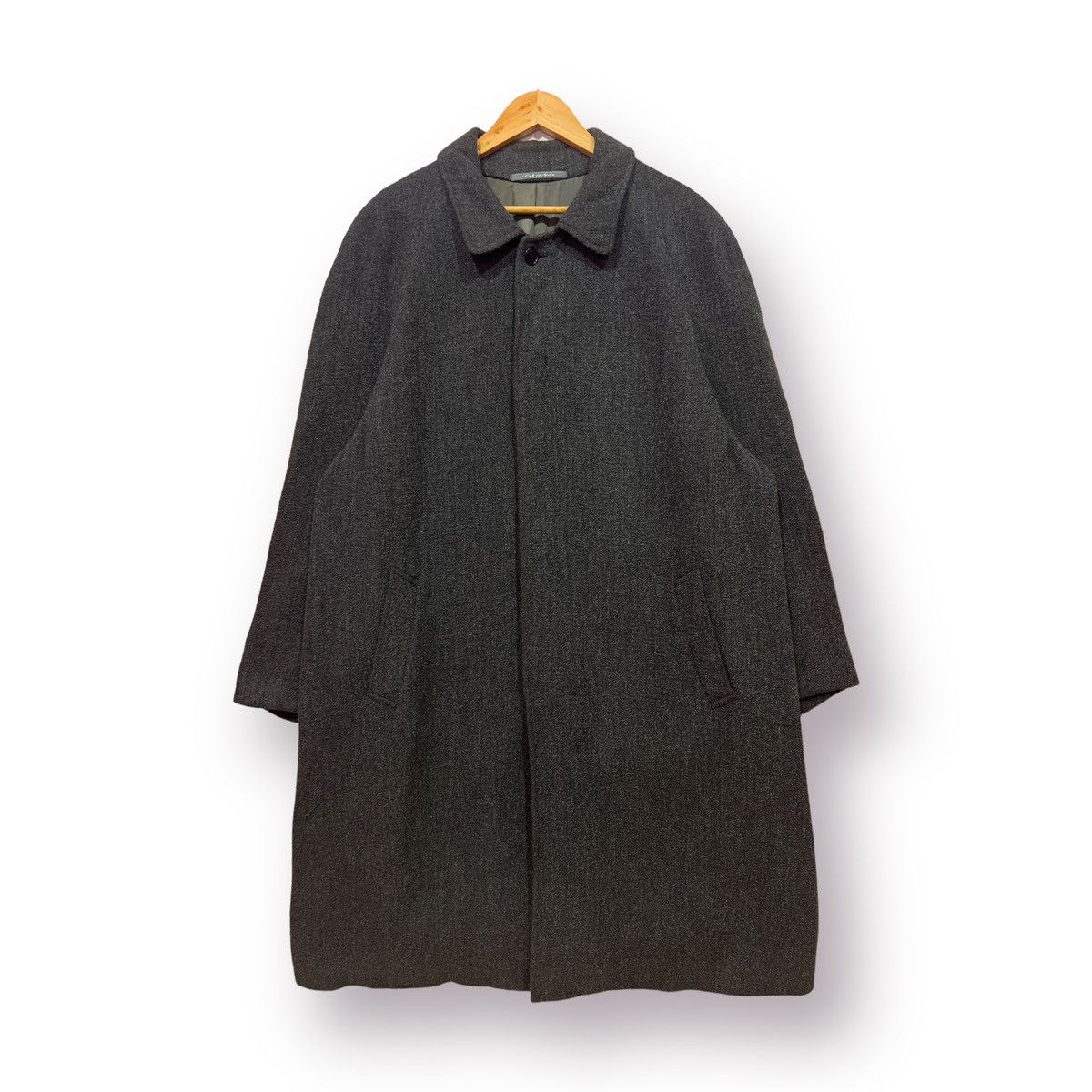 Sonia Rykiel 🔥 RYKIEL HOMME WOOL LONG COAT - GREY Size US L / EU 52-54 / 3 - 1 Thumbnail