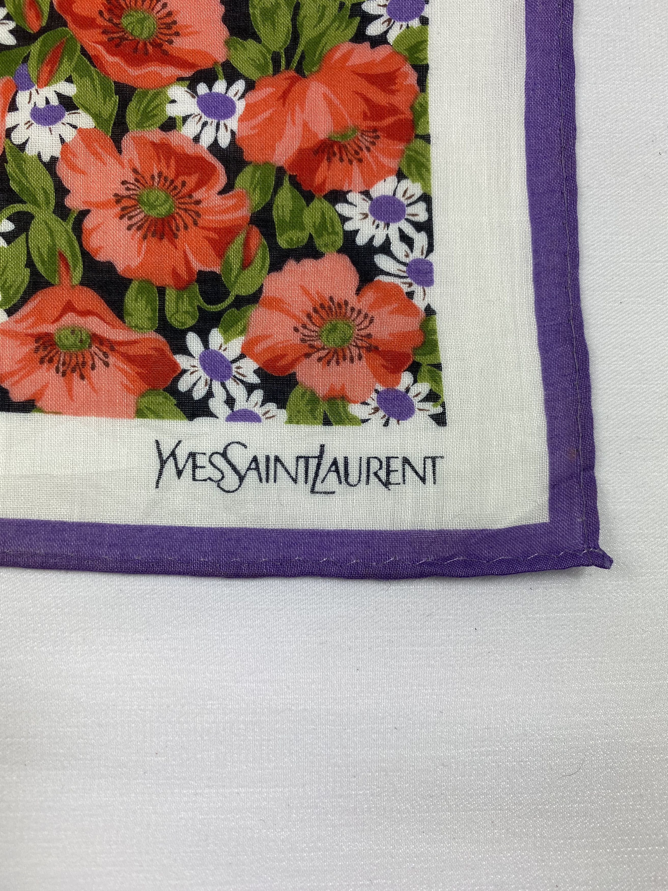 Yves Saint Laurent Yves Saint Laurent Bandana / Handkerchief / Neckerchief Size ONE SIZE - 5 Thumbnail