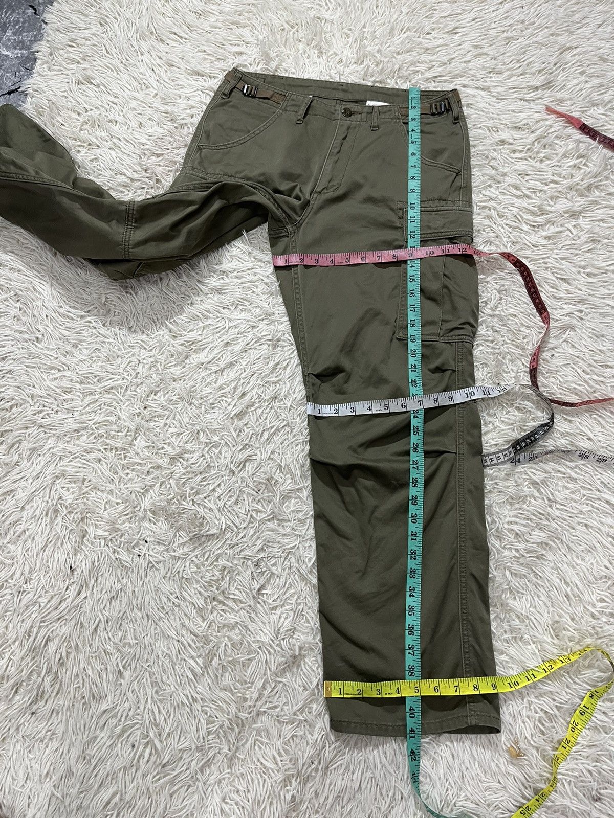 Japanese Brand × Vintage ALPHA INDUSTRIES CARGO PANT Size US 33 - 12 Thumbnail