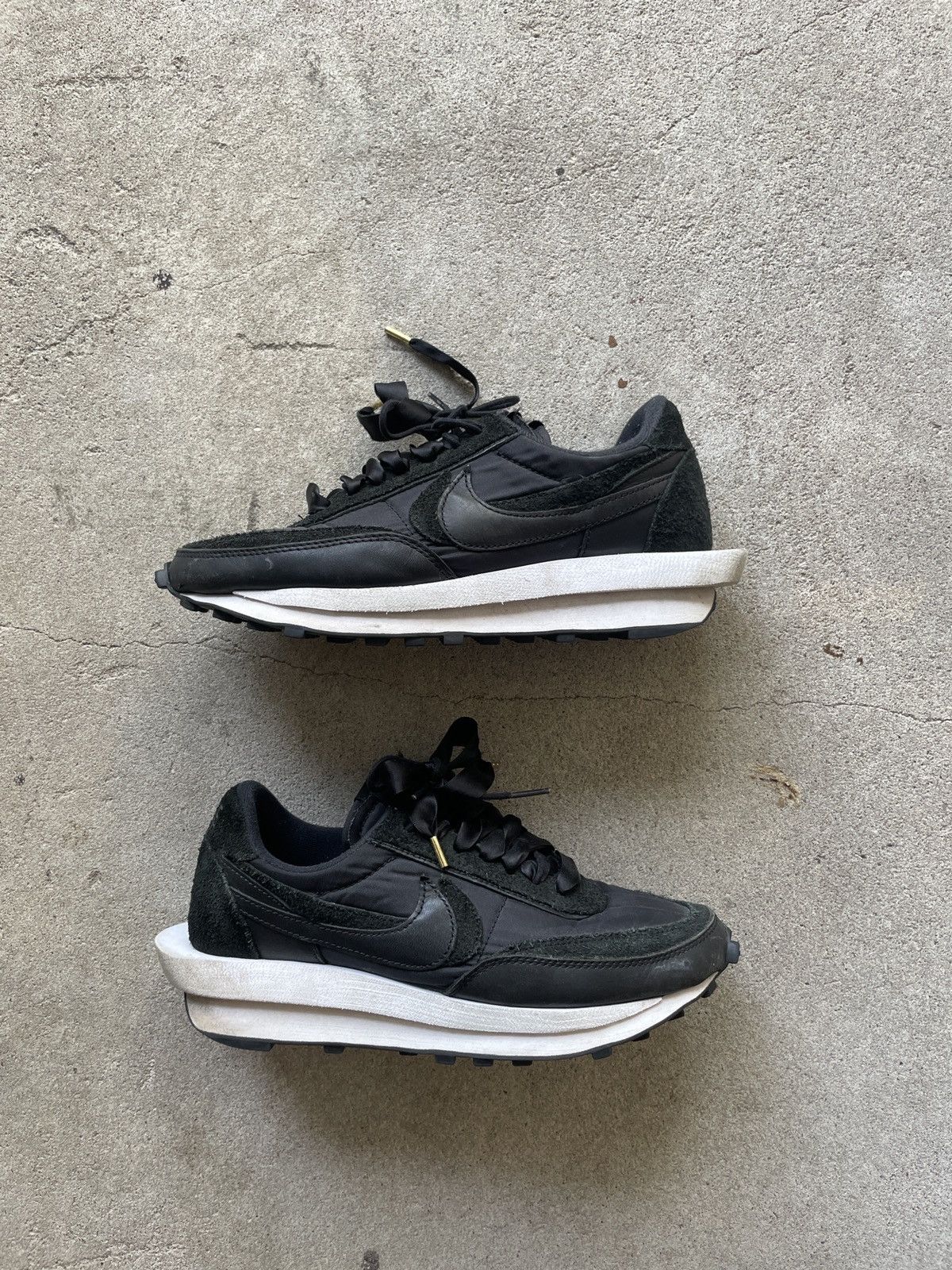 Nike × Sacai Nike x Sacai LD Waffle Black Nylon Size US 7.5 / EU 40-41 - 1 Thumbnail