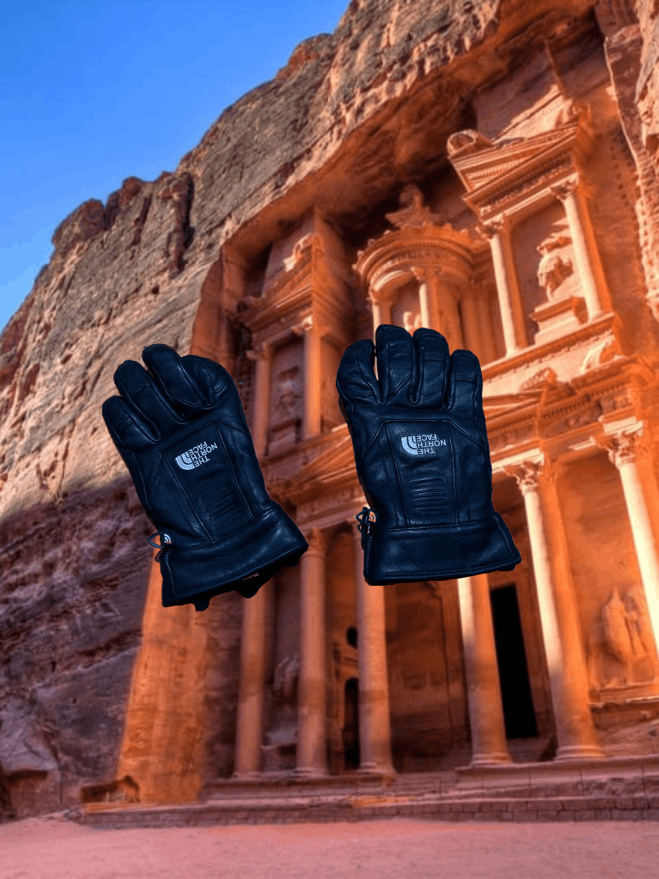 The North Face TNF Streetwear Gloves black logo The North Face Vintage Size ONE SIZE - 1 Thumbnail