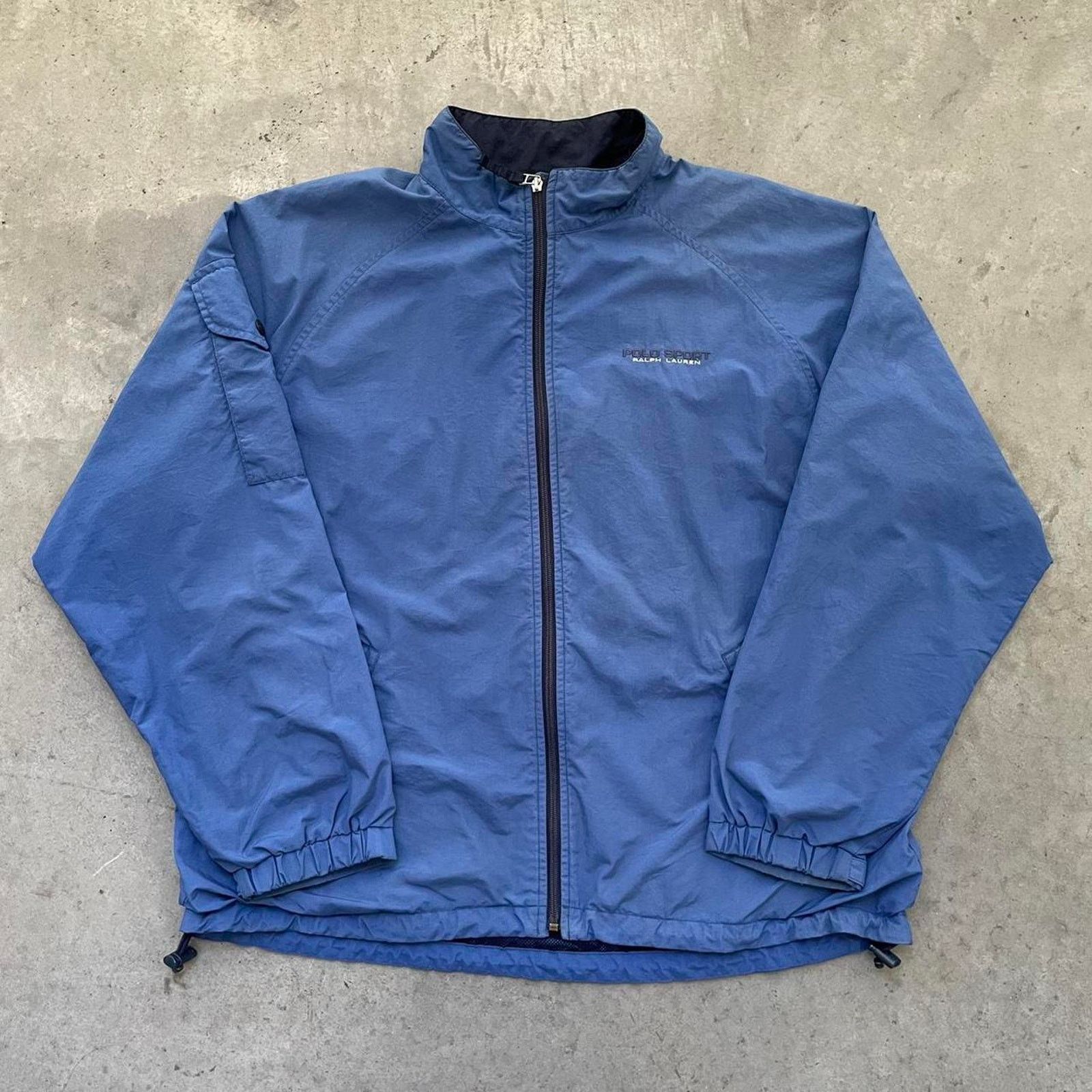 Polo Ralph Lauren Vintage Polo Sport Ralph Lauren Blue Windbreaker Size US L / EU 52-54 / 3 - 1 Thumbnail