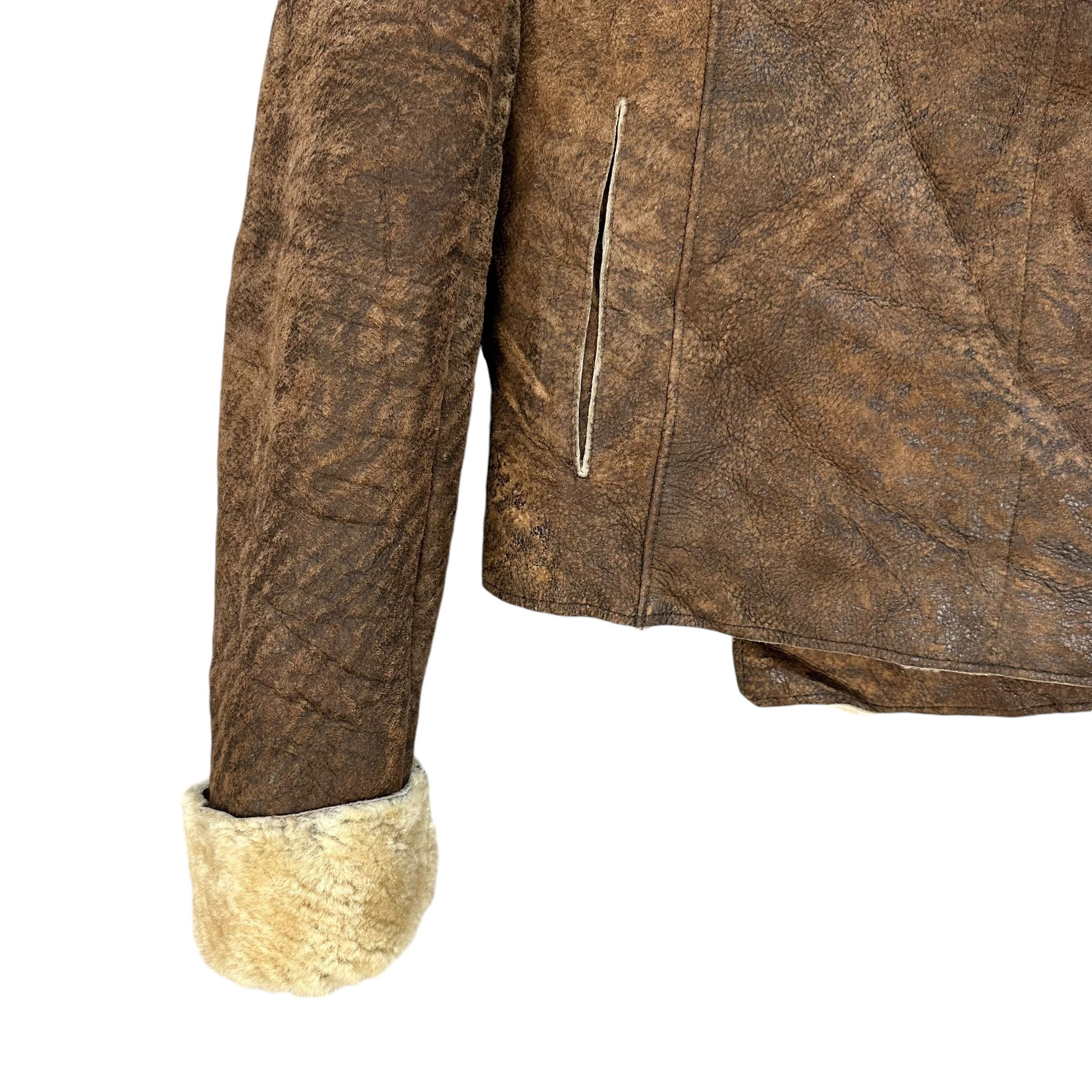 Genuine Leather DOMA LEATHER Jacket Women's Shearling Jacket #1511-A62 Size S / US 4 / IT 40 - 5 Thumbnail
