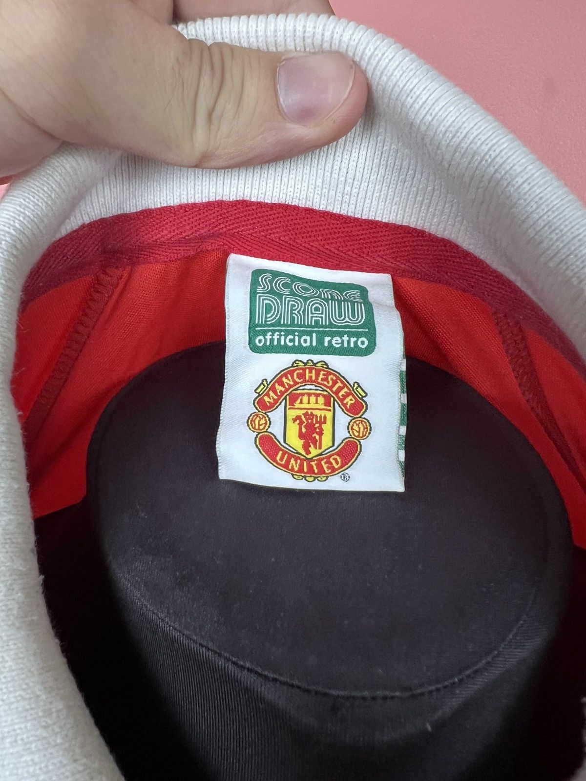 Other Manchester united soccer jersey score draw red sharp Size US L / EU 52-54 / 3 - 4 Thumbnail