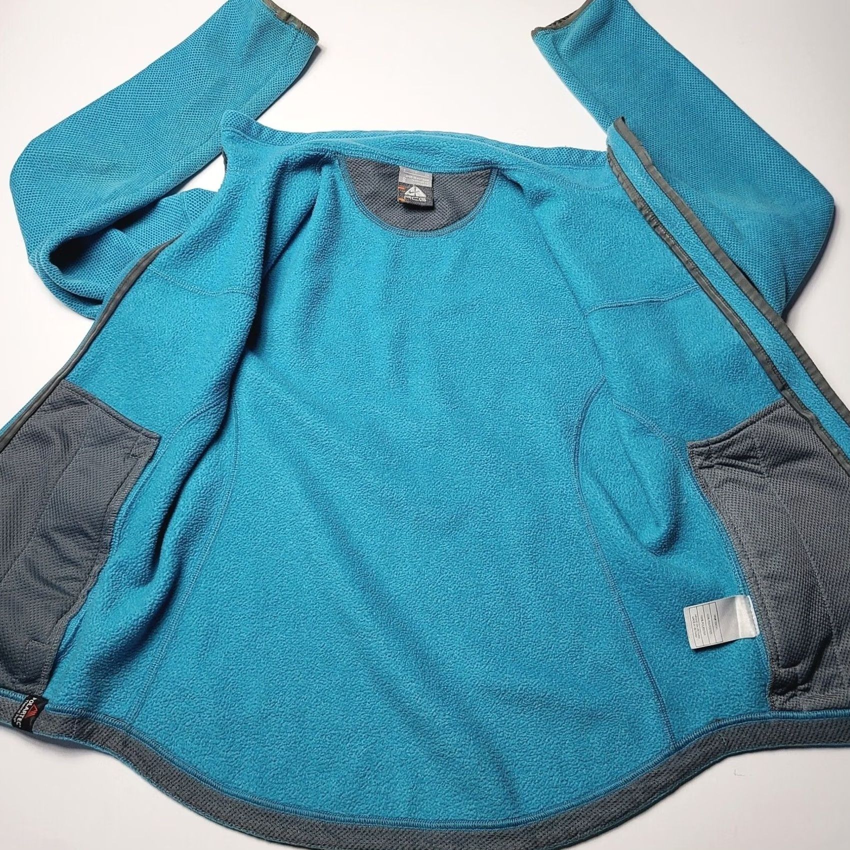 Nike ACG VINTAGE Nike ACG Polartec Fleece Full Zip Y2K Blue Womens Small Hoodie womens Size S / US 4 / IT 40 - 3 Thumbnail