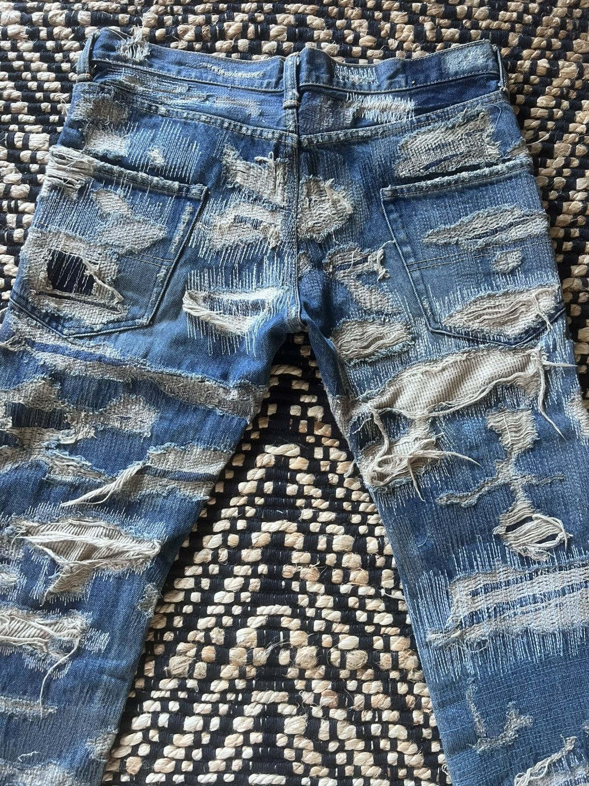 Undercover Undercover AW05 “Arts & Crafts” Blue 85 Denim Size US 31 - 11 Thumbnail