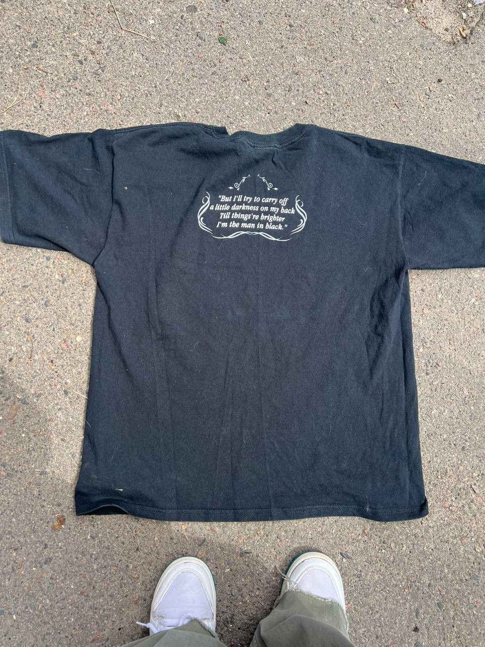 Band Tees × Vintage Vintage Johnny Cash The Man In Black 2004 T Shirt Size US L / EU 52-54 / 3 - 9 Thumbnail