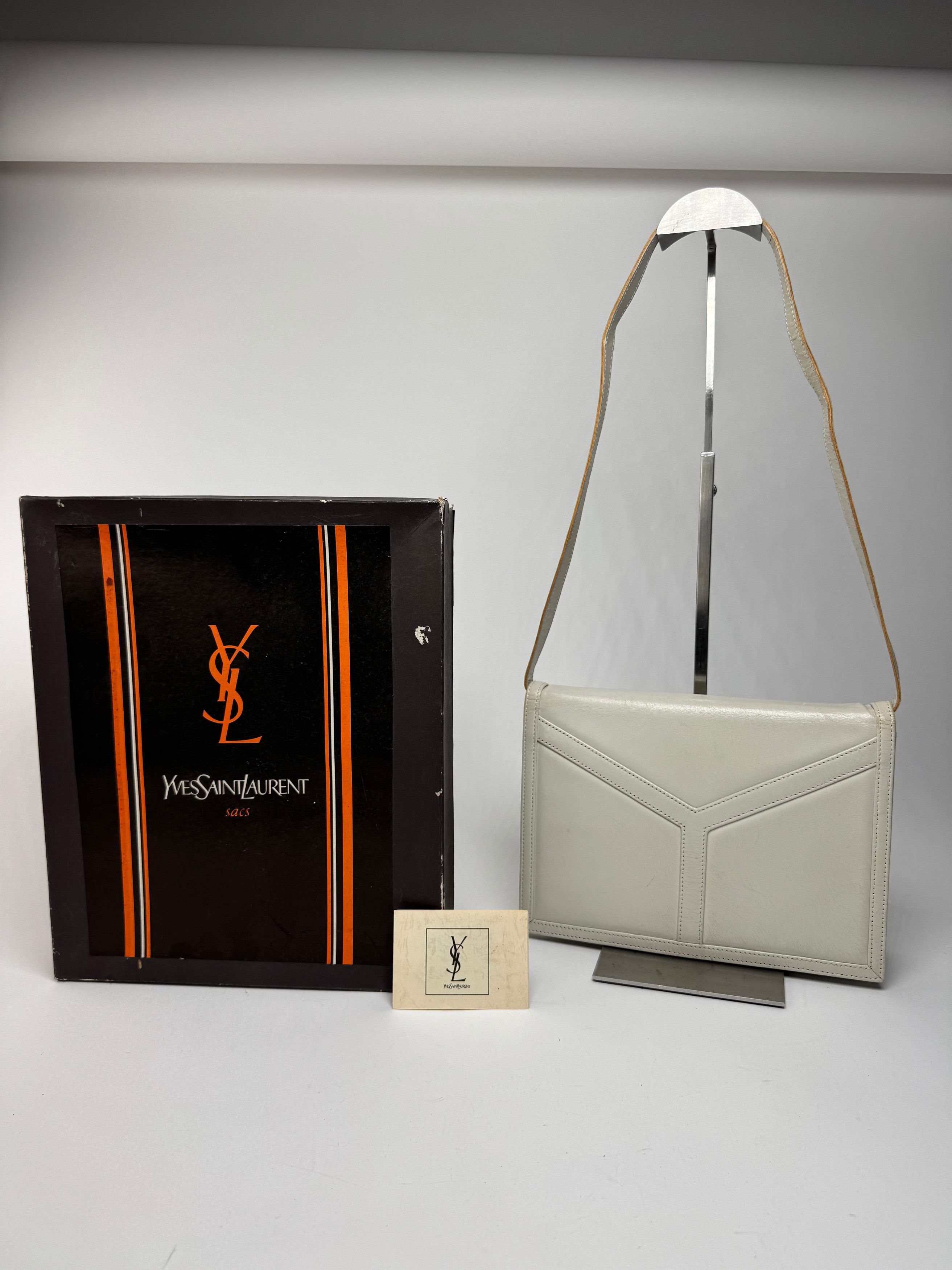 Other Vintage Yves Saint Laurent Leather bag white Size ONE SIZE - 1 Thumbnail