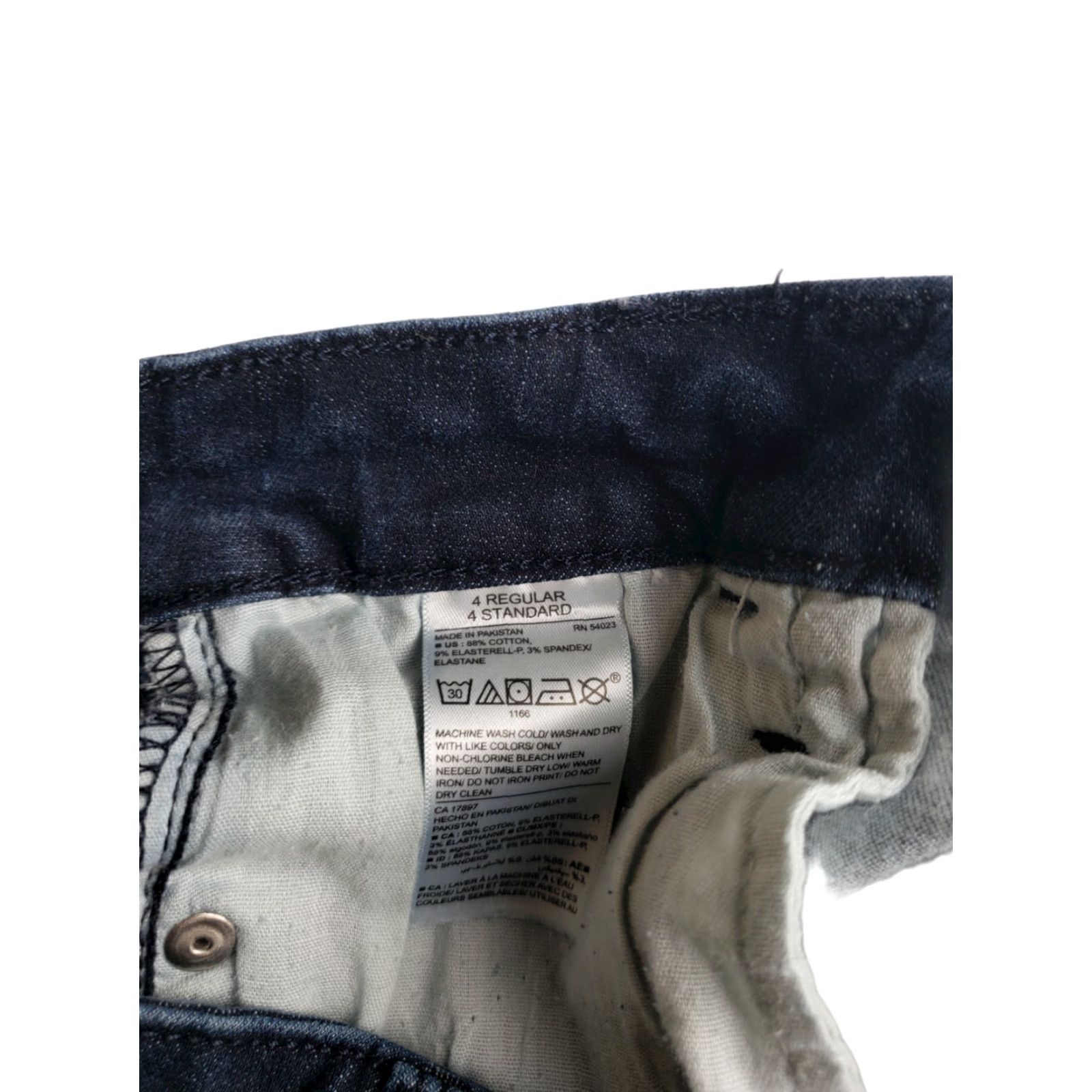 Old Navy Old Navy Rockstar Jeans Skinny Jegging Womens 4 26x27.5 Dark Wash Blue Denim City 9 - 011 Size 27" / US 4 / IT 40 - 3 Thumbnail
