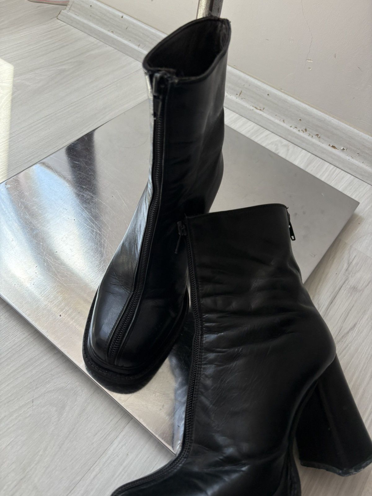 Vintage İtalian leather boots Size US 6 / IT 36 - 7 Thumbnail
