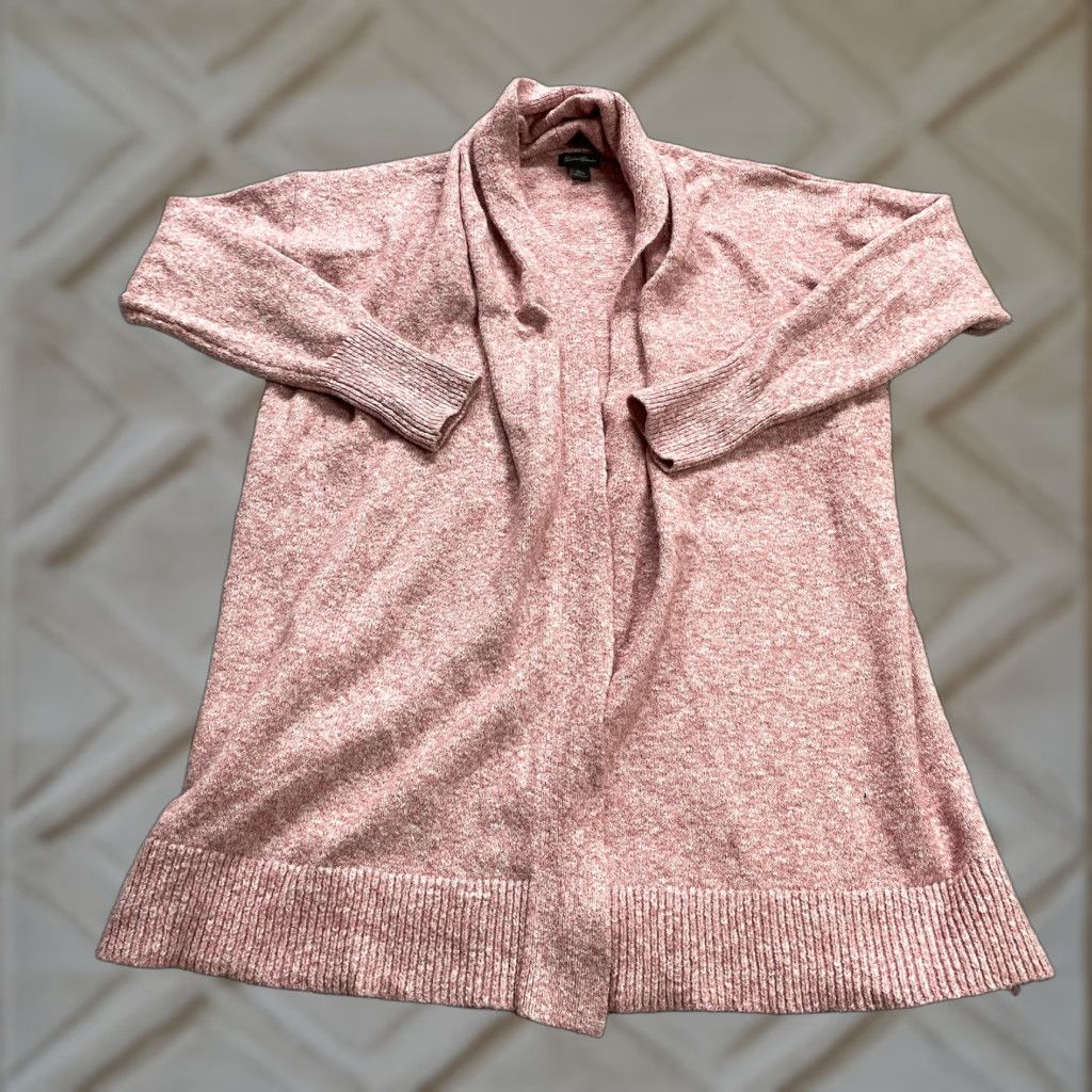 Eddie Bauer VINTAGE Eddie Bauer Women's Sweater Cardigan Open Pink Small Casual All Seasons Modern Women's Size S / US 4 / IT 40 - 1 Thumbnail