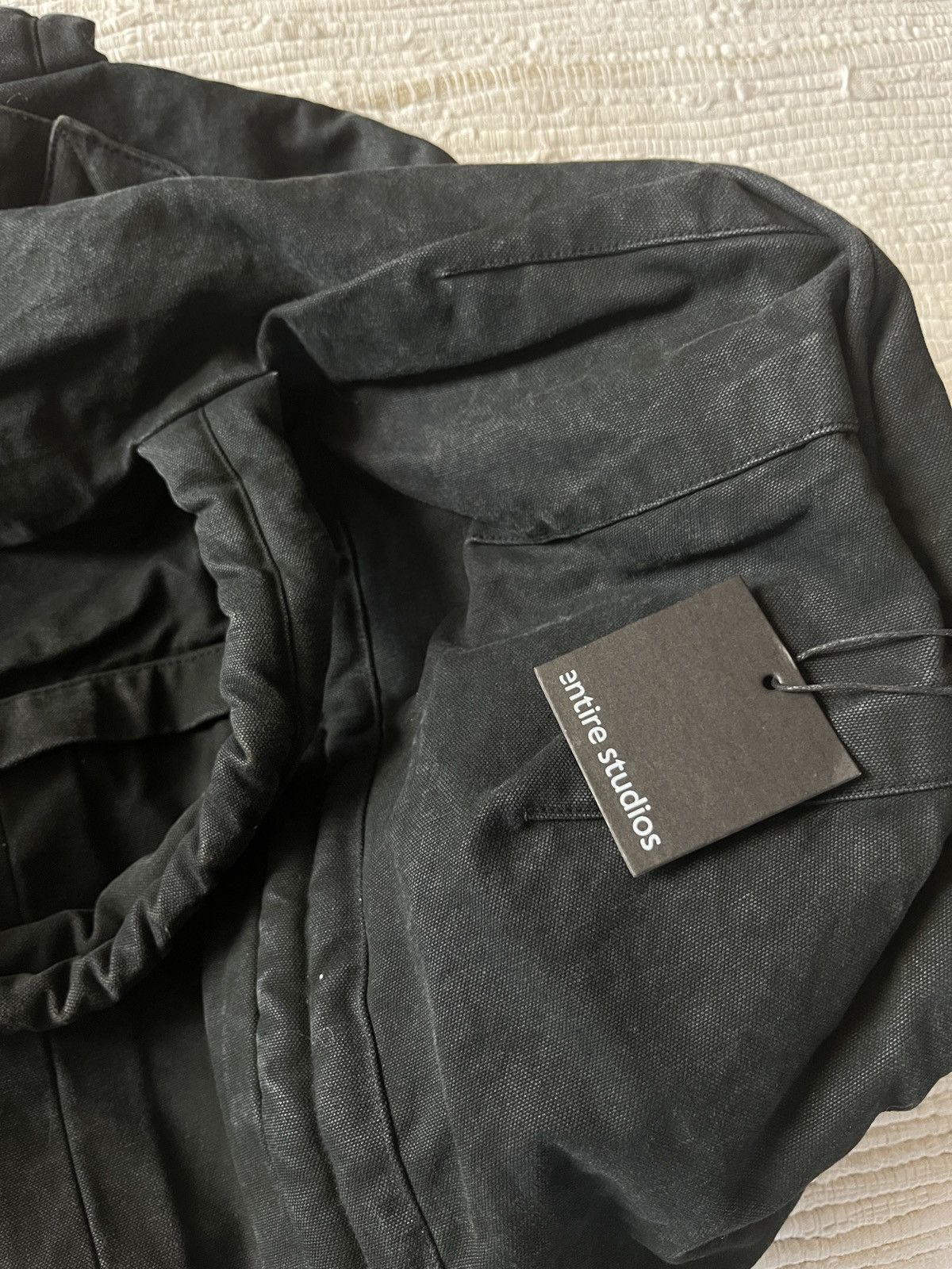 Entire Studios STANDARD DUFFLE WASHED BLACK Size ONE SIZE - 9 Thumbnail