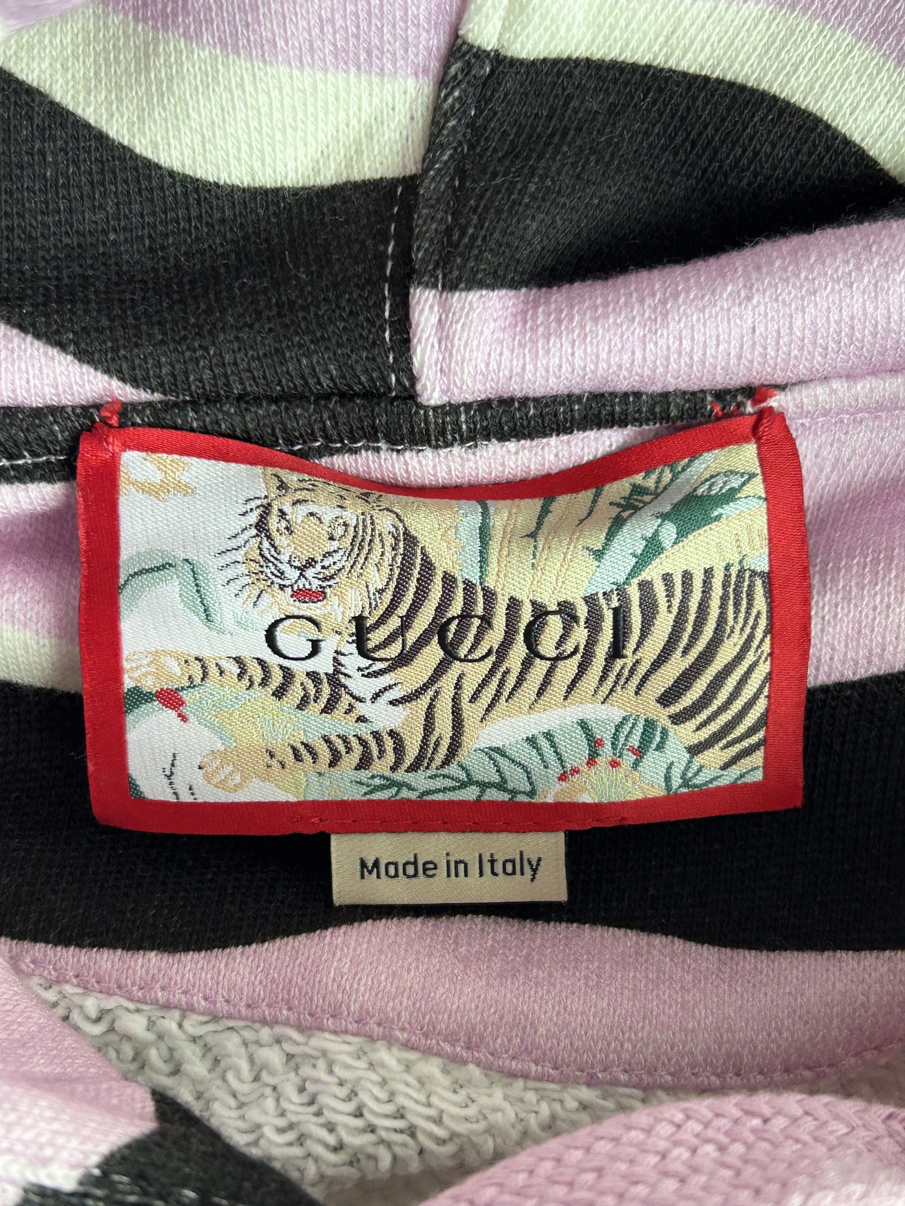 Gucci Gucci Pink Tiger Embroidered Logo Women's Hoodie Size M / US 6-8 / IT 42-44 - 3 Thumbnail